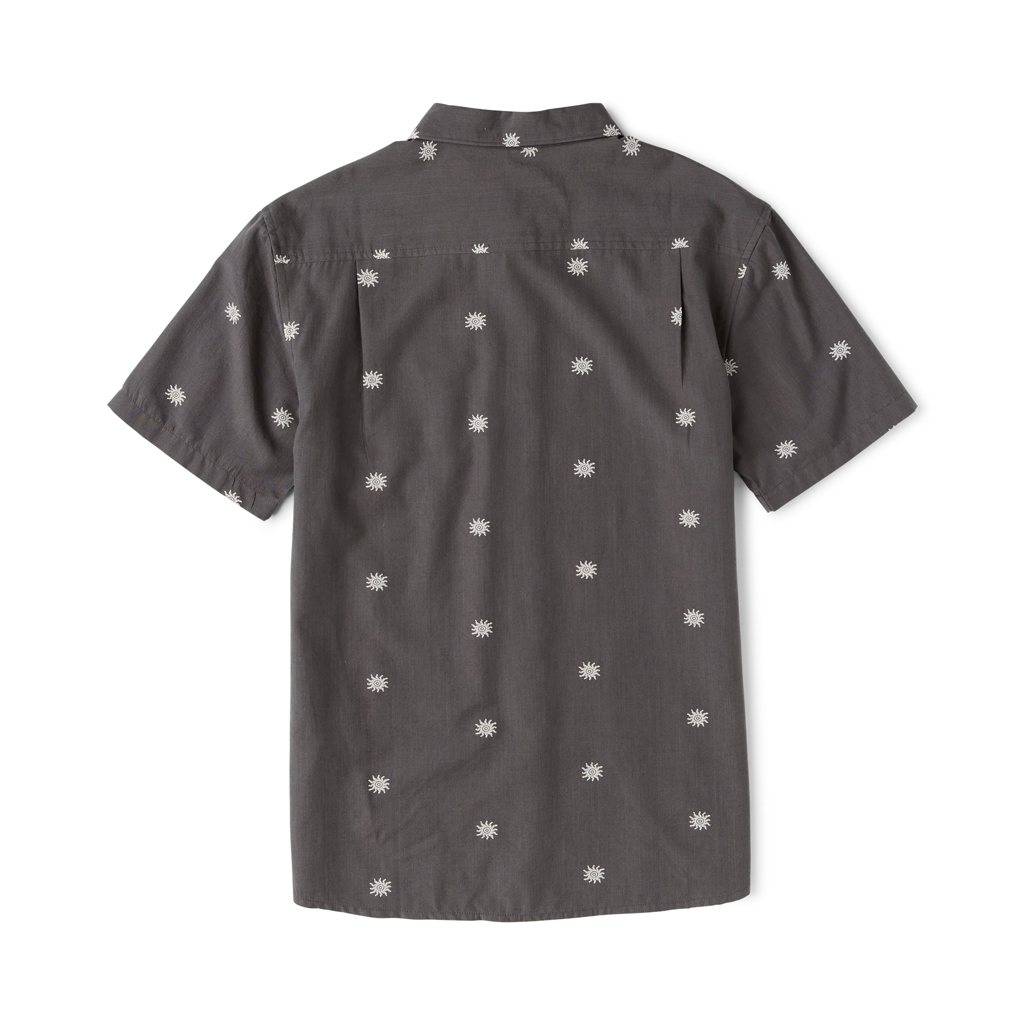 Journey Short Sleeve Button Up Shirt - Charcoal - Image 6