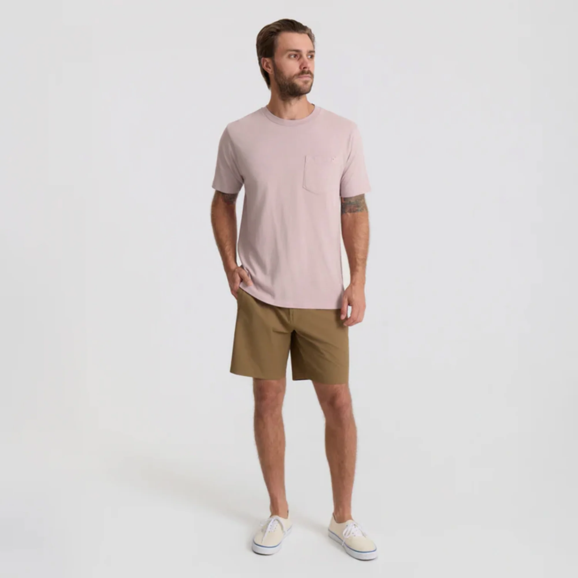 Made To Fade Short Sleeve Tee - Washed Dusty Lilac - Image 4