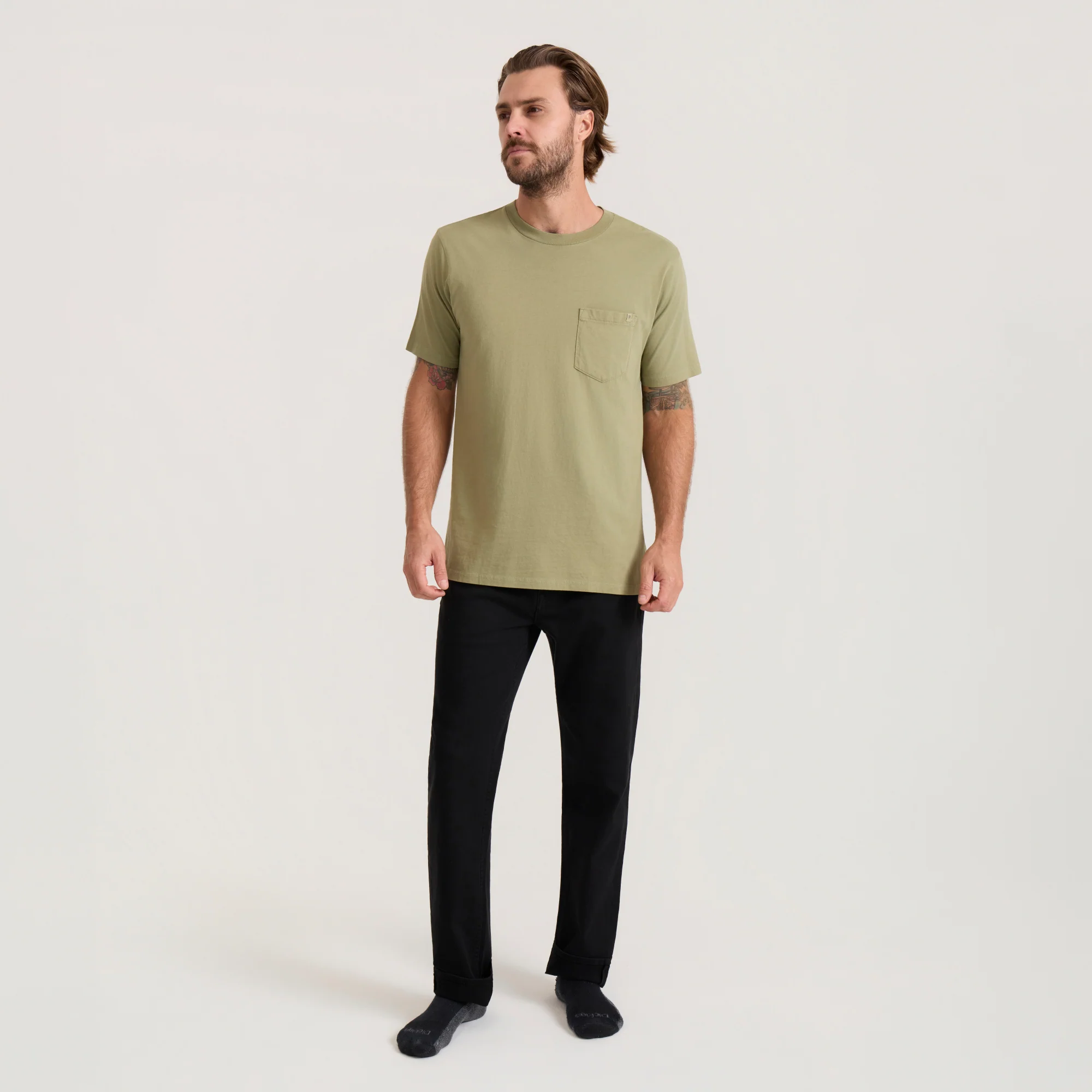 Made To Fade Short Sleeve Tee - Washed Dusty Sage - Image 5
