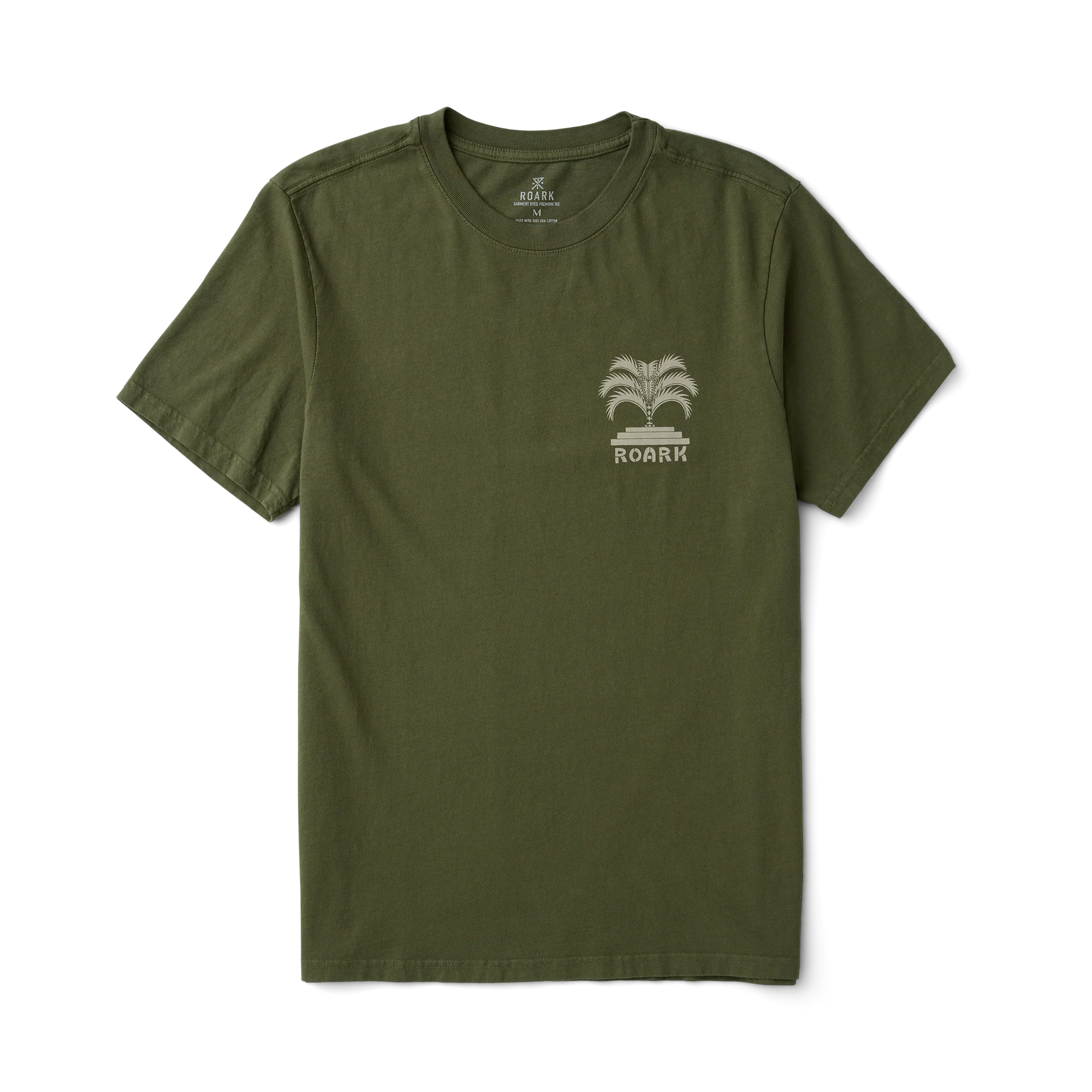 Moto Palm Premium Tee - Military - Image 5