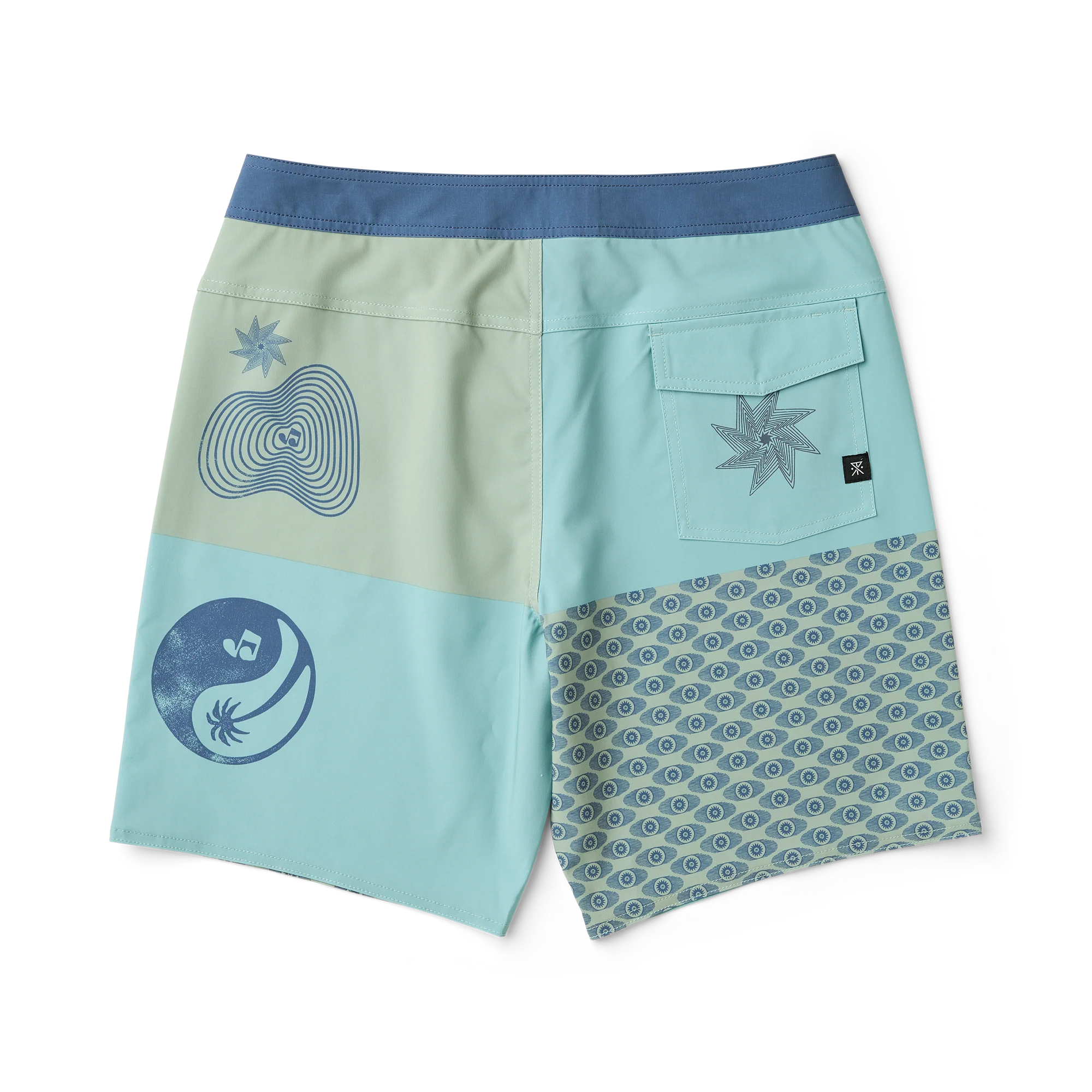 Passage 18.5" Boardshorts - Hazy Blue - Image 6