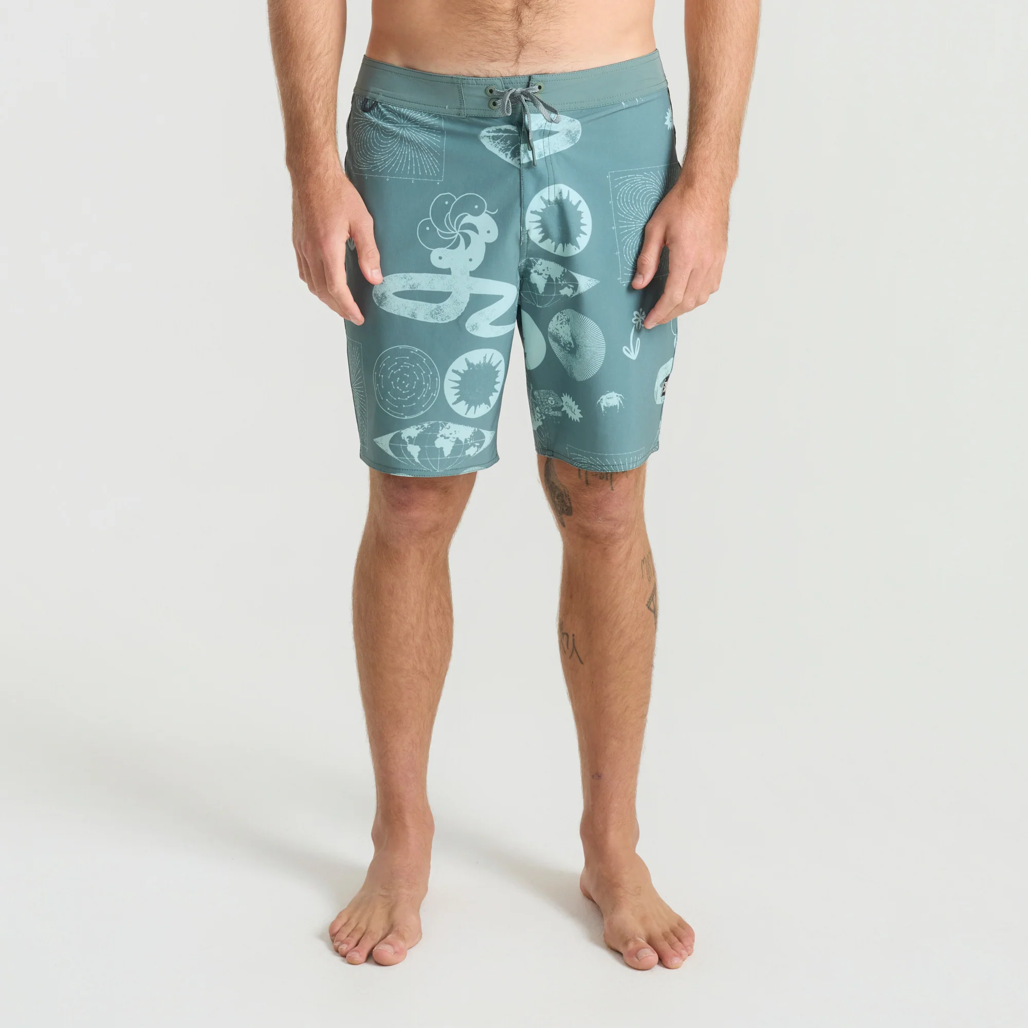 Passage 18.5" Boardshorts - Slate Green - Image 2