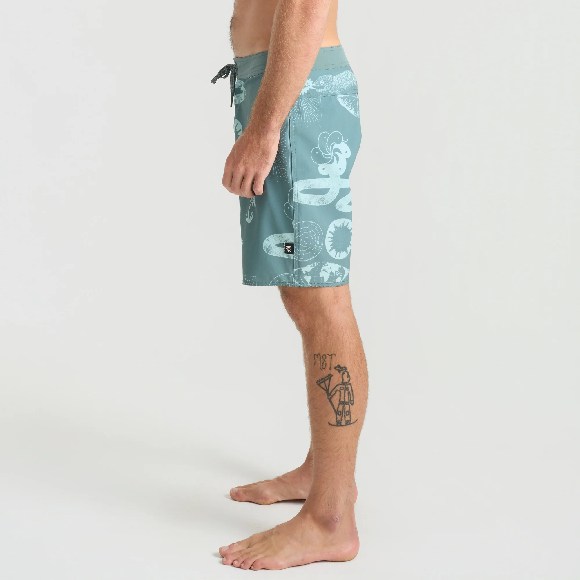 Passage 18.5" Boardshorts - Slate Green - Image 3
