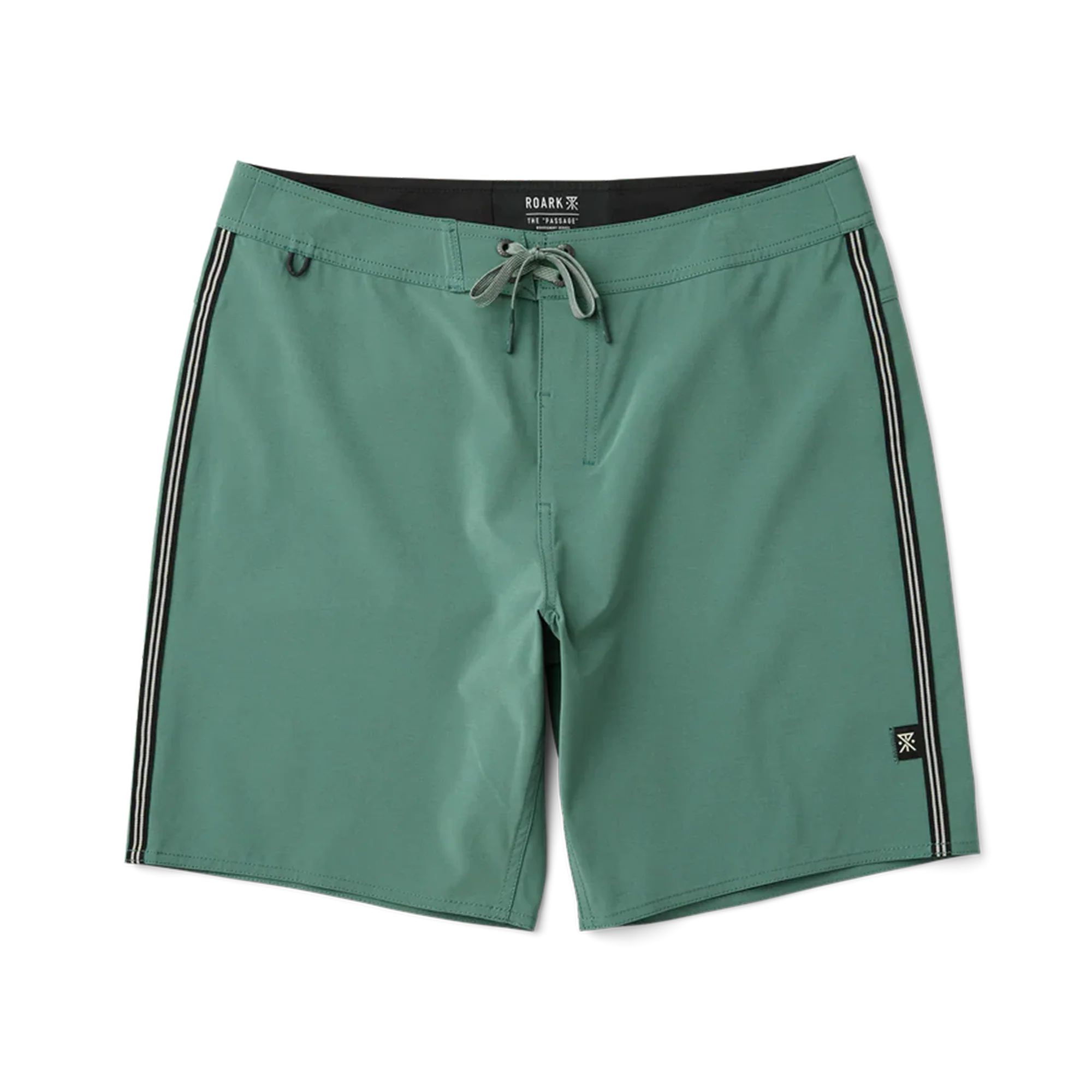 Passage 18.5" Boardshorts - Slate Green Stripe