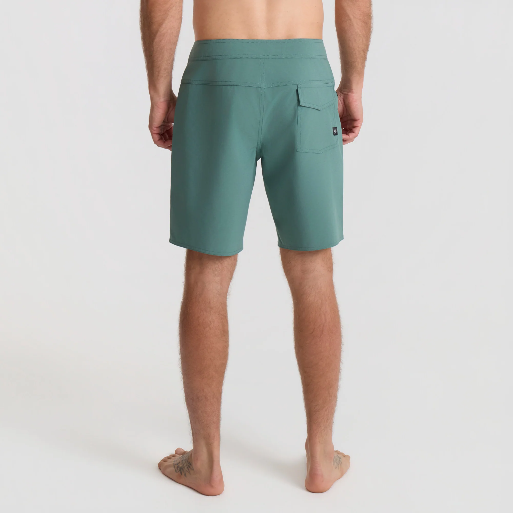 Passage 18.5" Boardshorts - Slate Green Stripe - Image 3