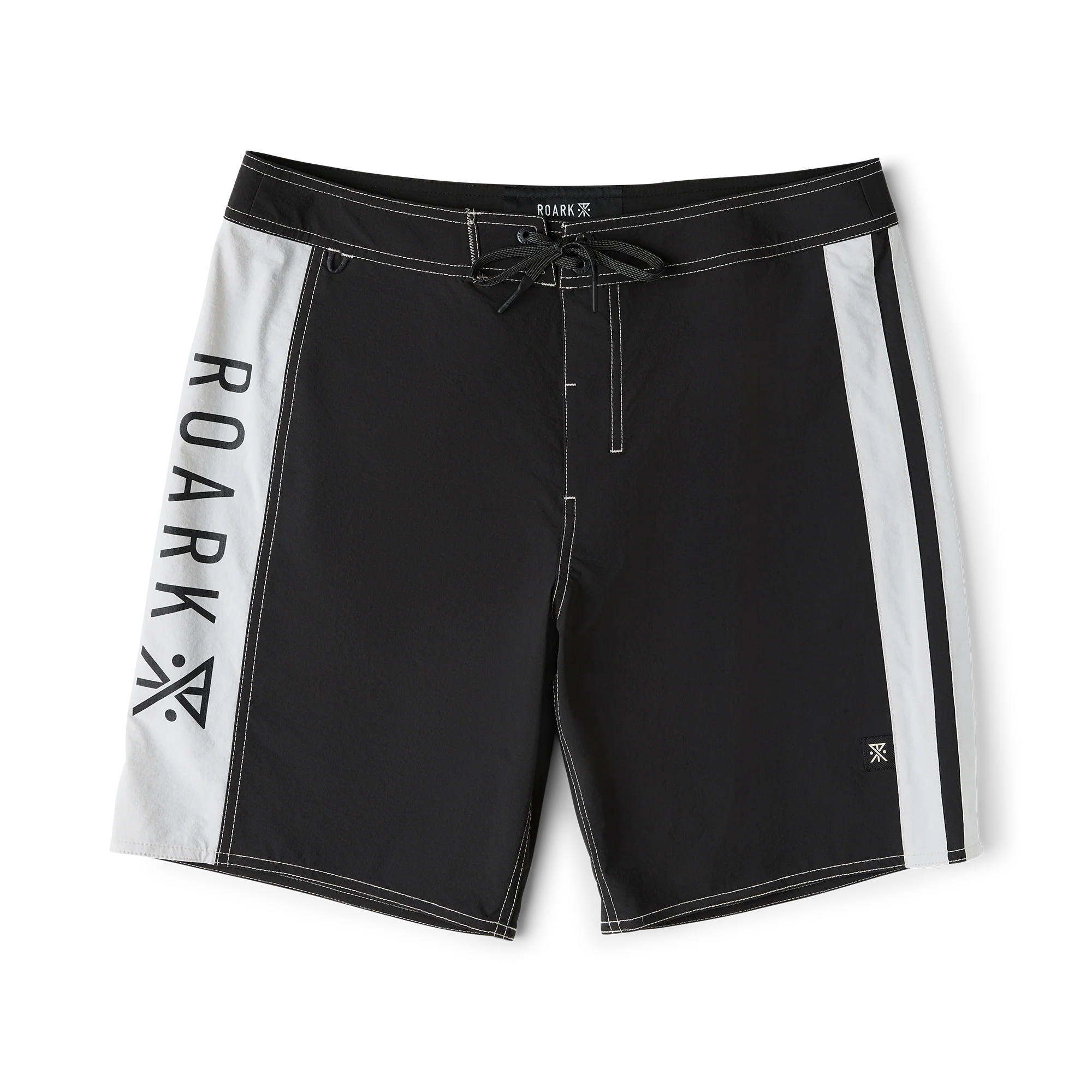 Passage Panel 18.5" Boardshorts - Black/white