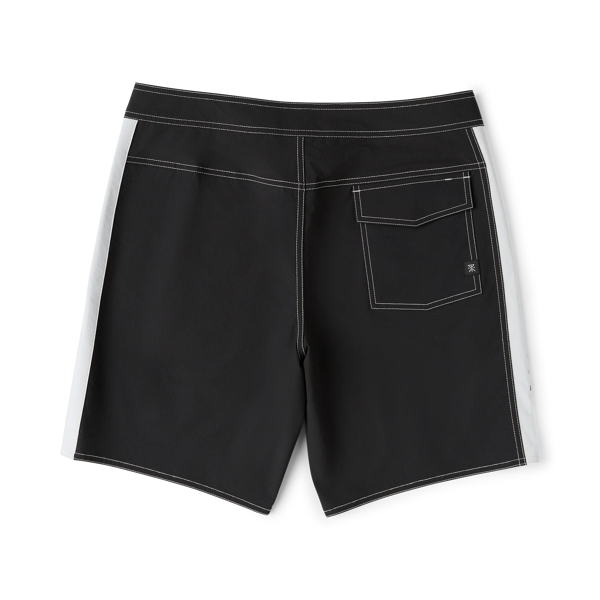 Passage Panel 18.5" Boardshorts - Black/white - Image 6