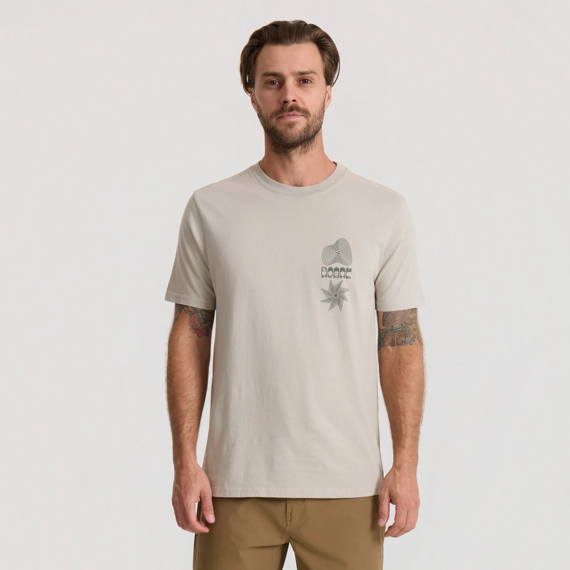 Phonograph Premium Tee - Fossil - Image 2