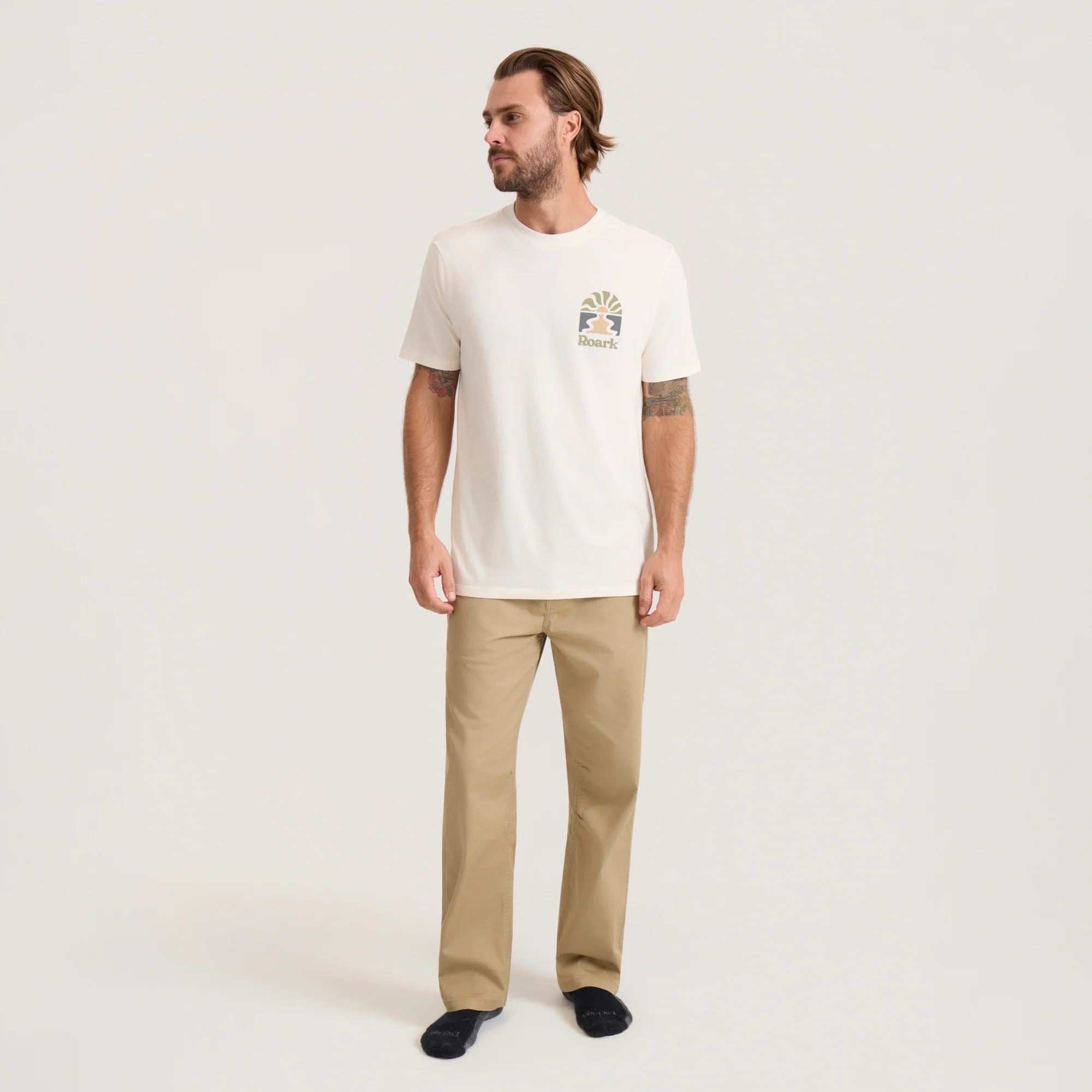 Roaming Premium Tee - Off White - Image 5