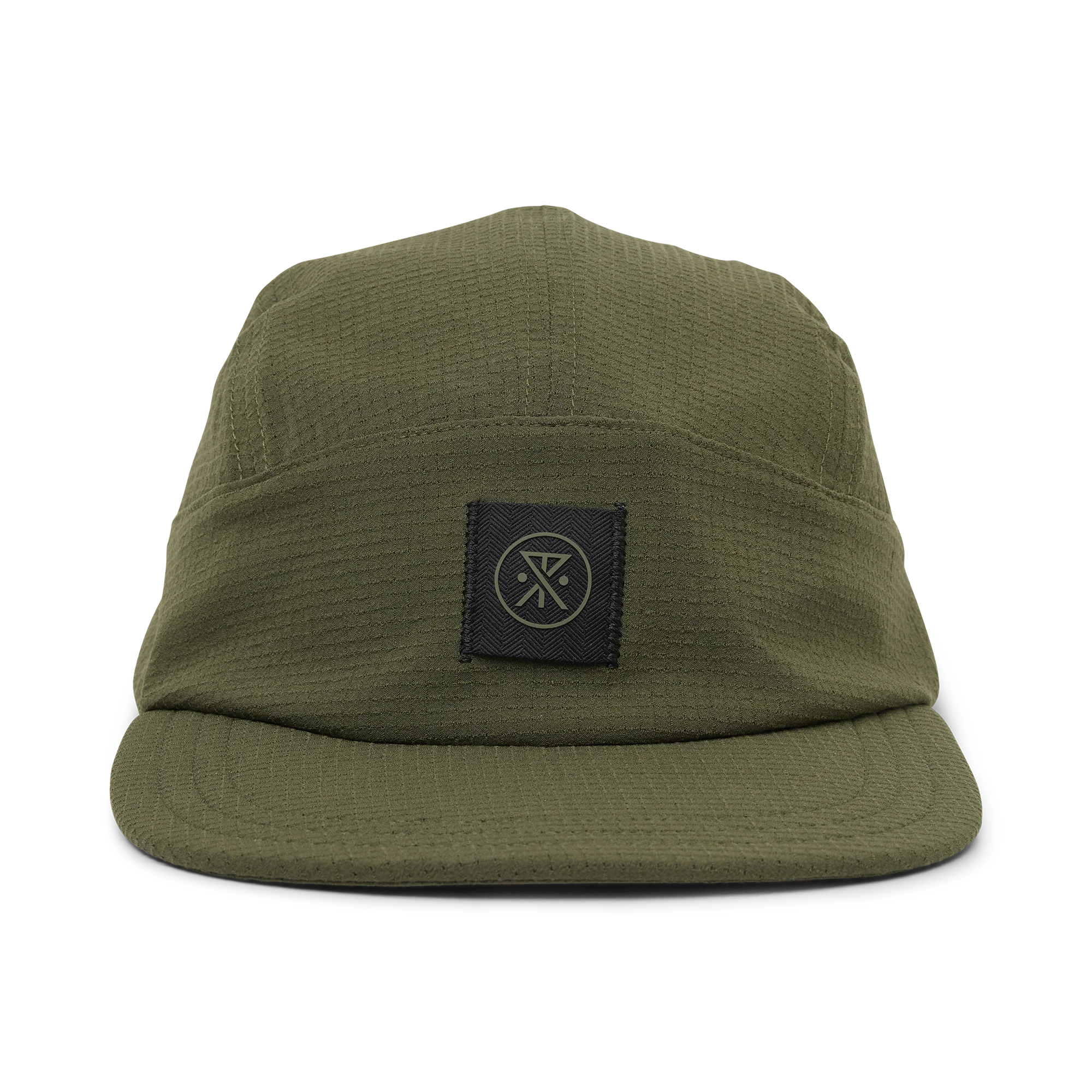 Run Bless Up Camper Strapback Hat - Military