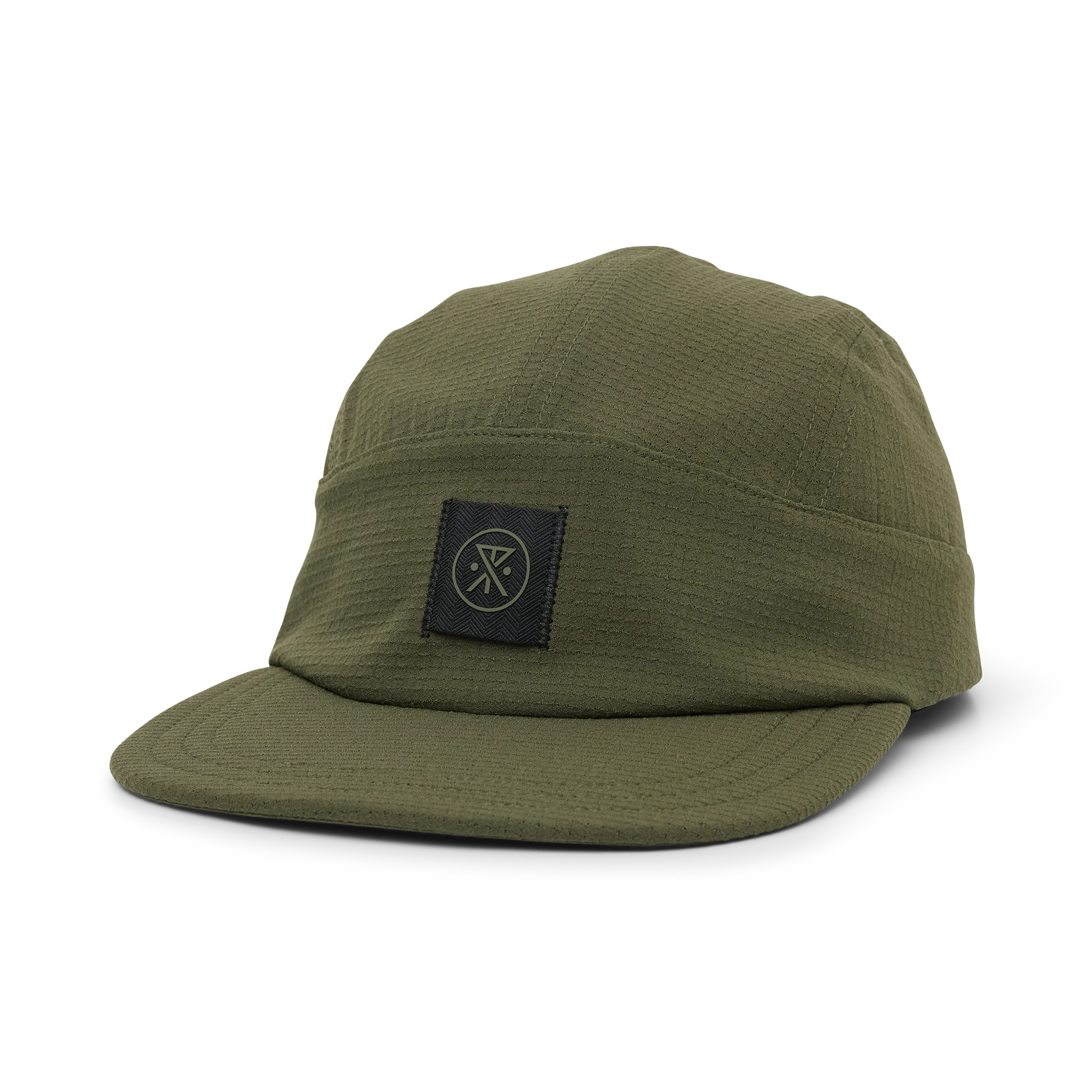 Run Bless Up Camper Strapback Hat - Military - Image 2