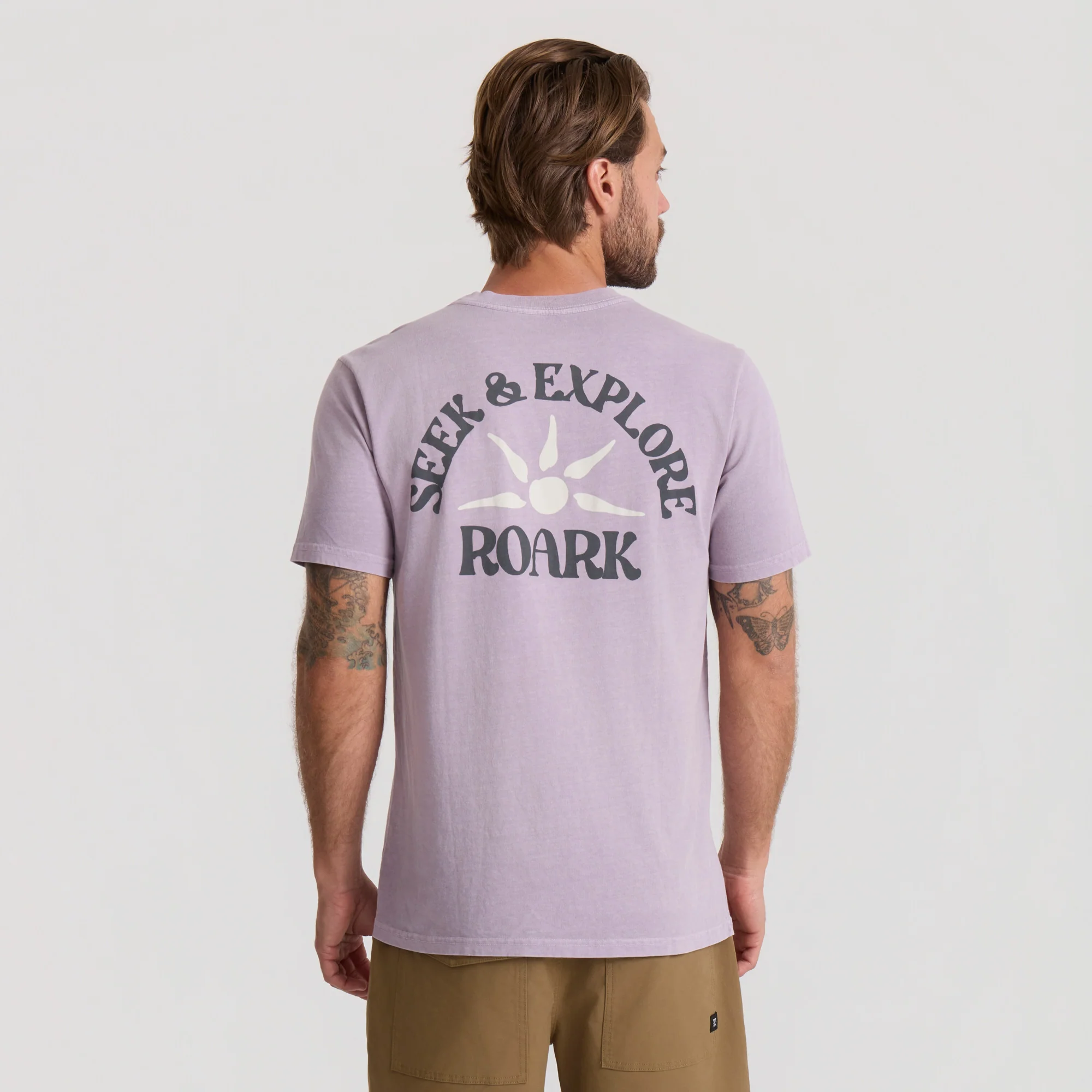 Seek & Explore Premium Tee - Dusty Lilac - Image 3