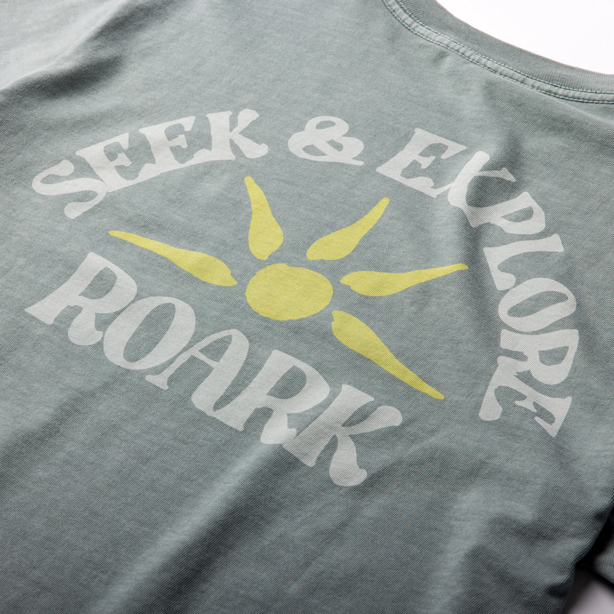 Seek & Explore Premium Tee - Hazy Blue - Image 3