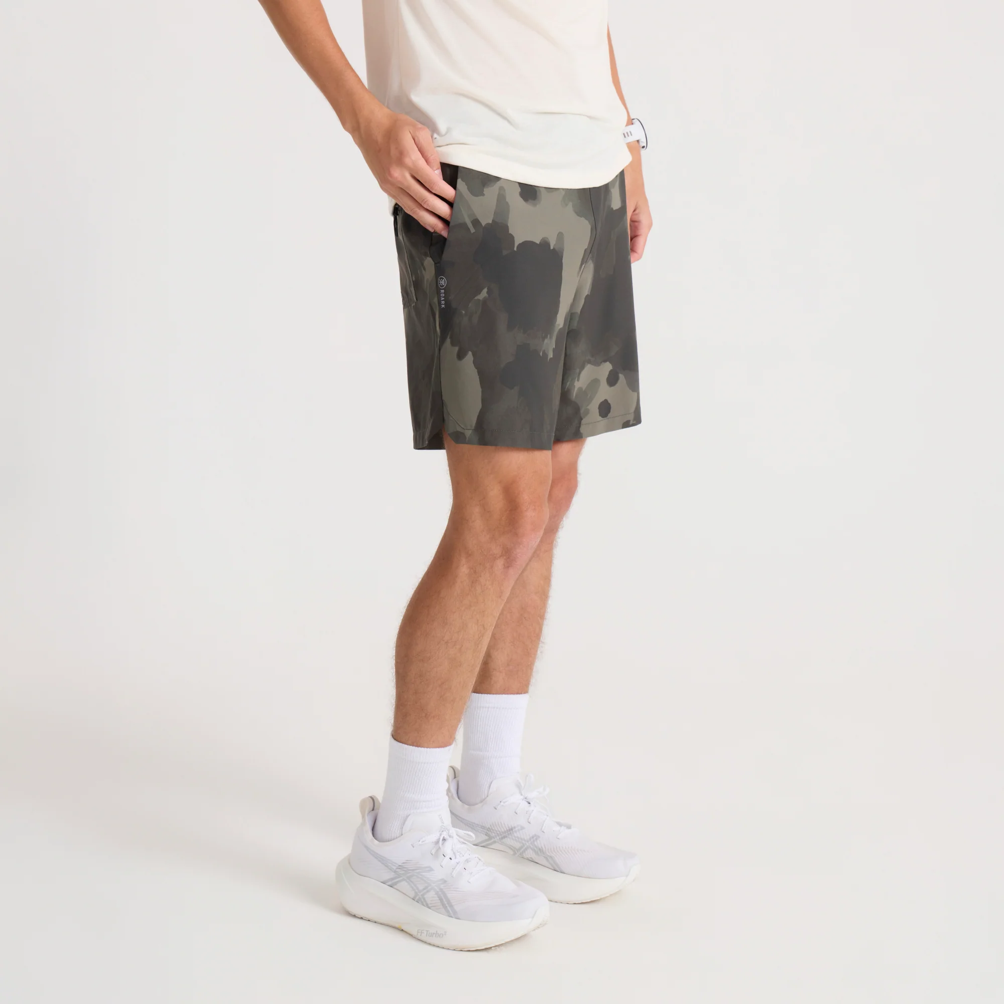 Serrano 7" Active Stretch Shorts - Camo - Image 3