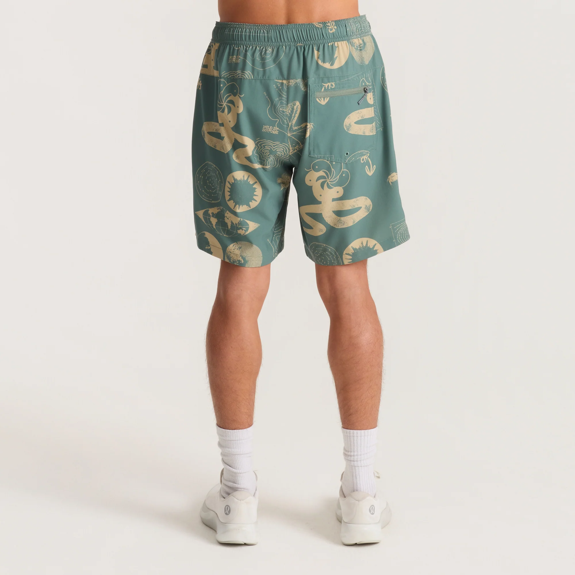 Serrano 7" Active Stretch Shorts - Slate Green - Image 5
