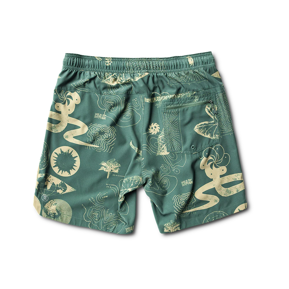 Serrano 7" Active Stretch Shorts - Slate Green - Image 9