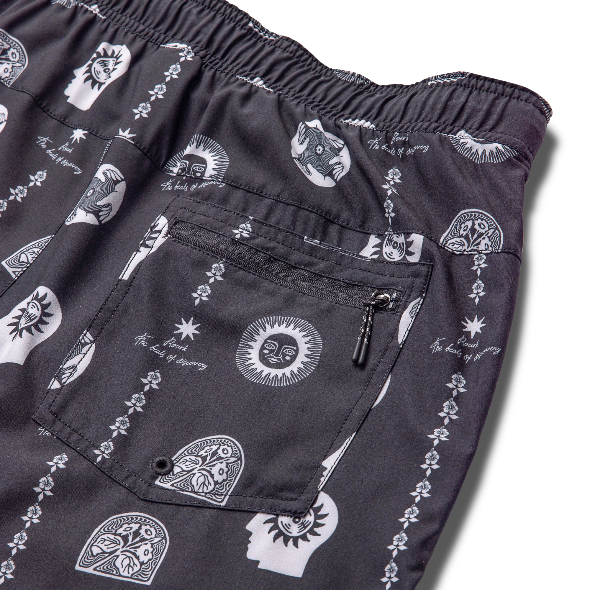 Serrano 7" Active Stretch Shorts - Black Print - Image 5