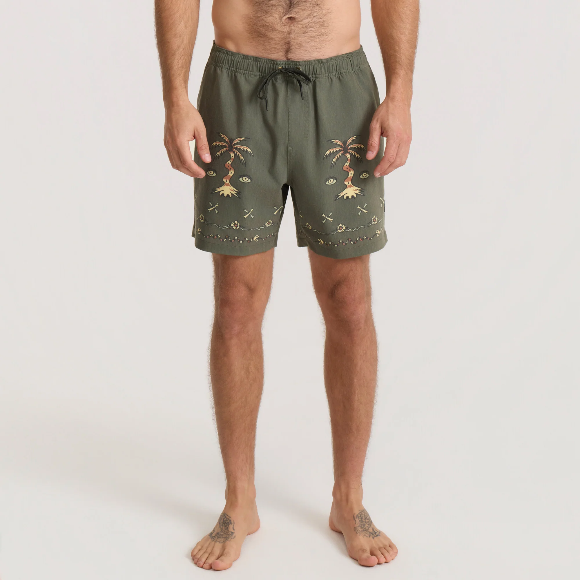 Shorey 16" Trunks - Military - Image 2