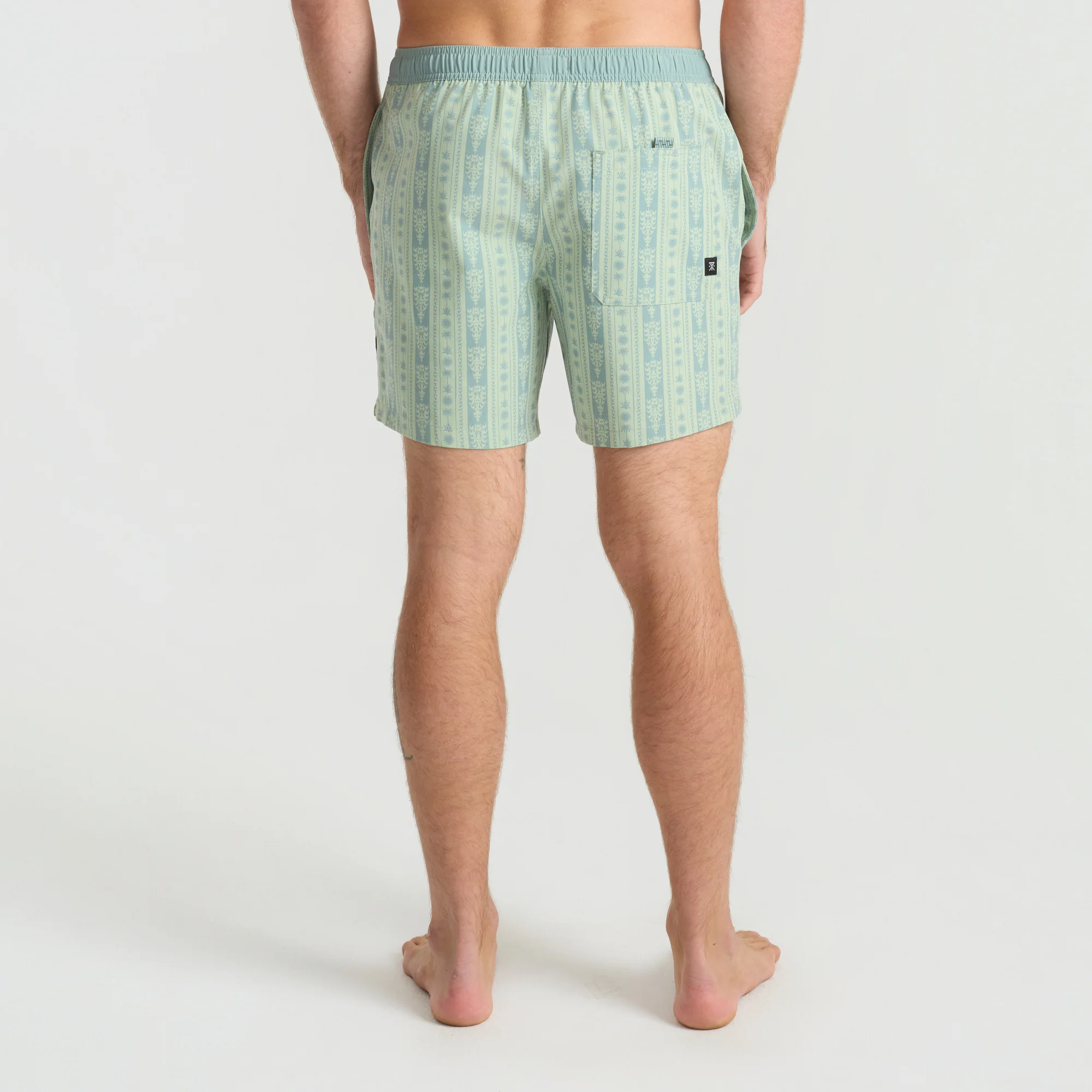 Shorey 16" Trunks - Stripe Sea Foam - Image 3