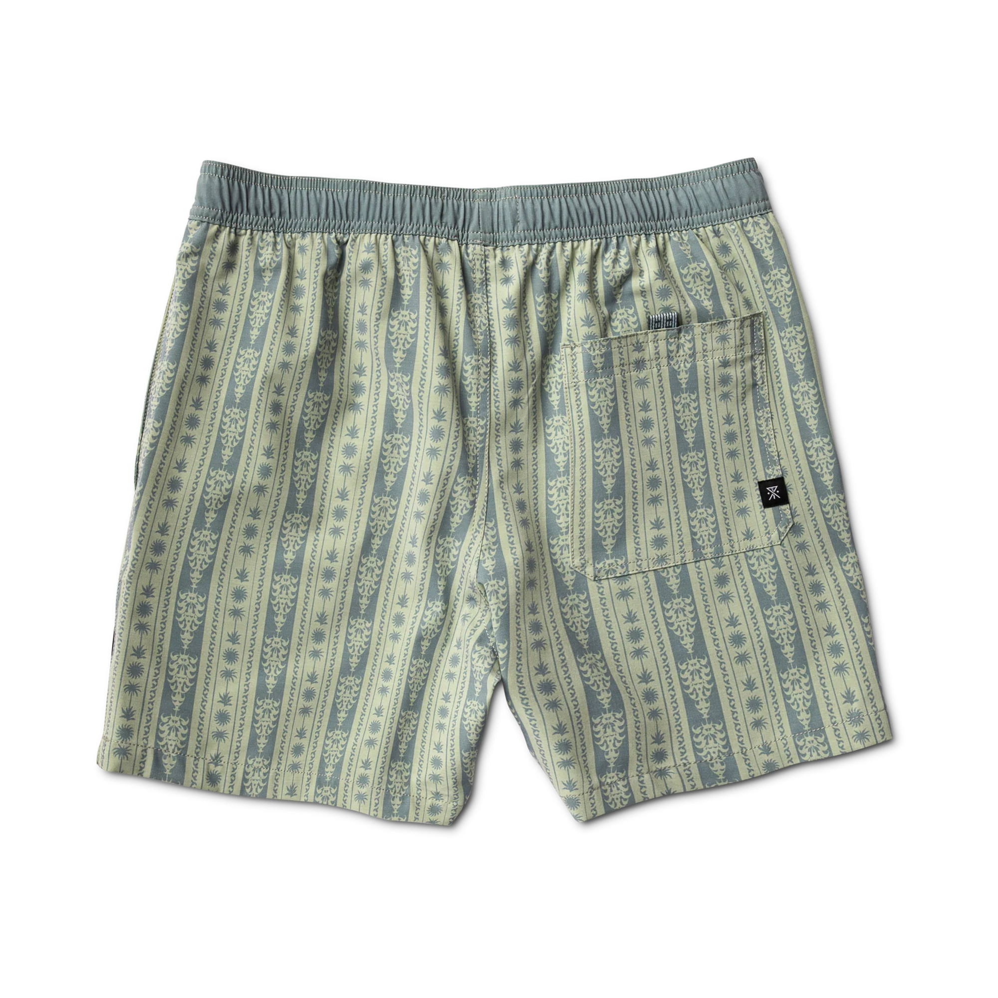 Shorey 16" Trunks - Stripe Sea Foam - Image 5