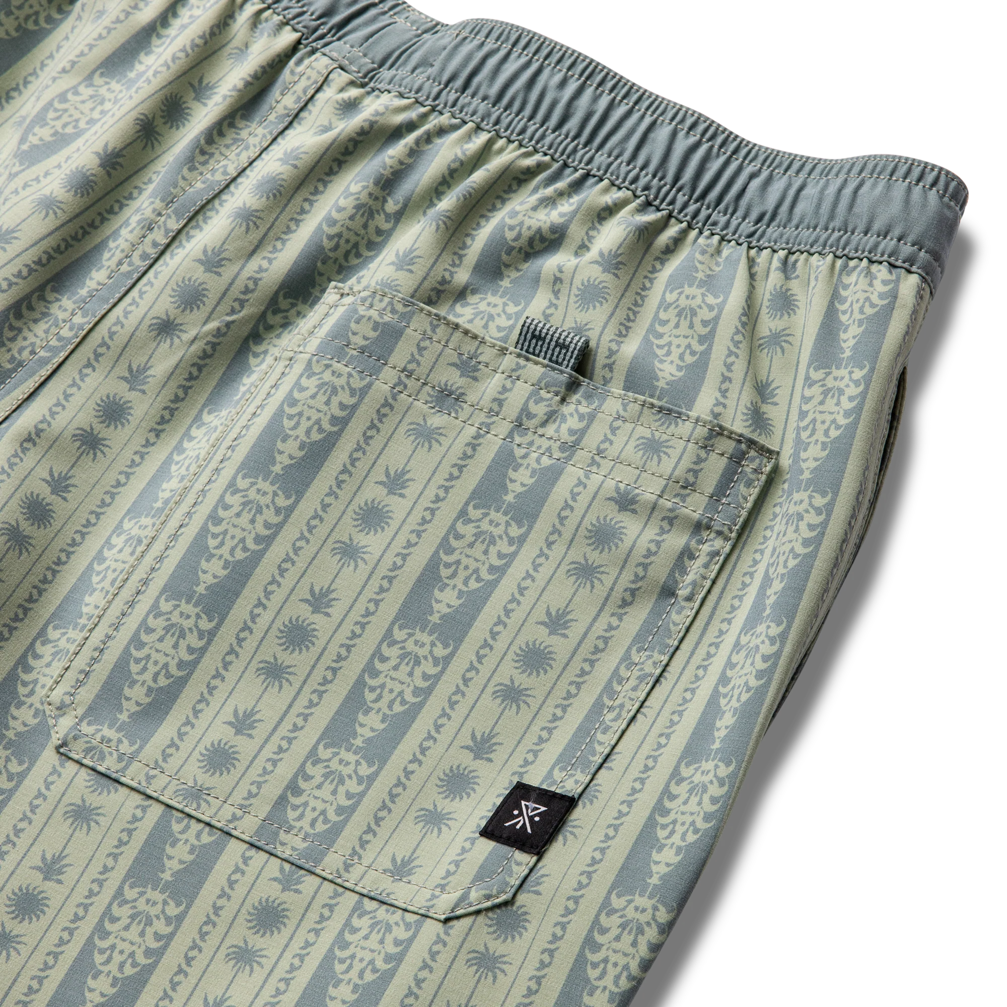 Shorey 16" Trunks - Stripe Sea Foam - Image 6