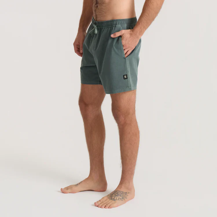 Shorey 16" Trunks - Washed Slate Green - Image 4