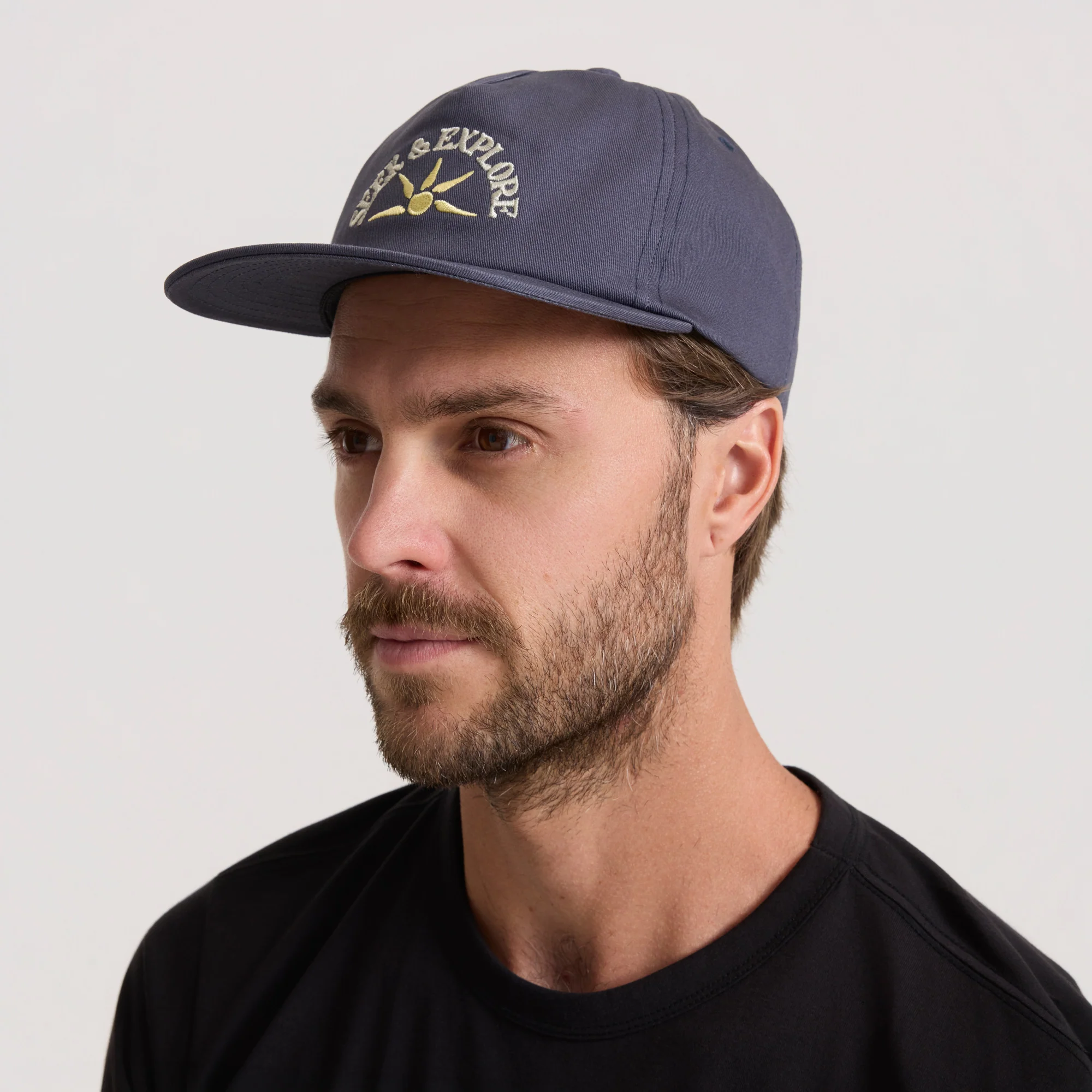 Venture Snapback Hat - Navy - Image 4