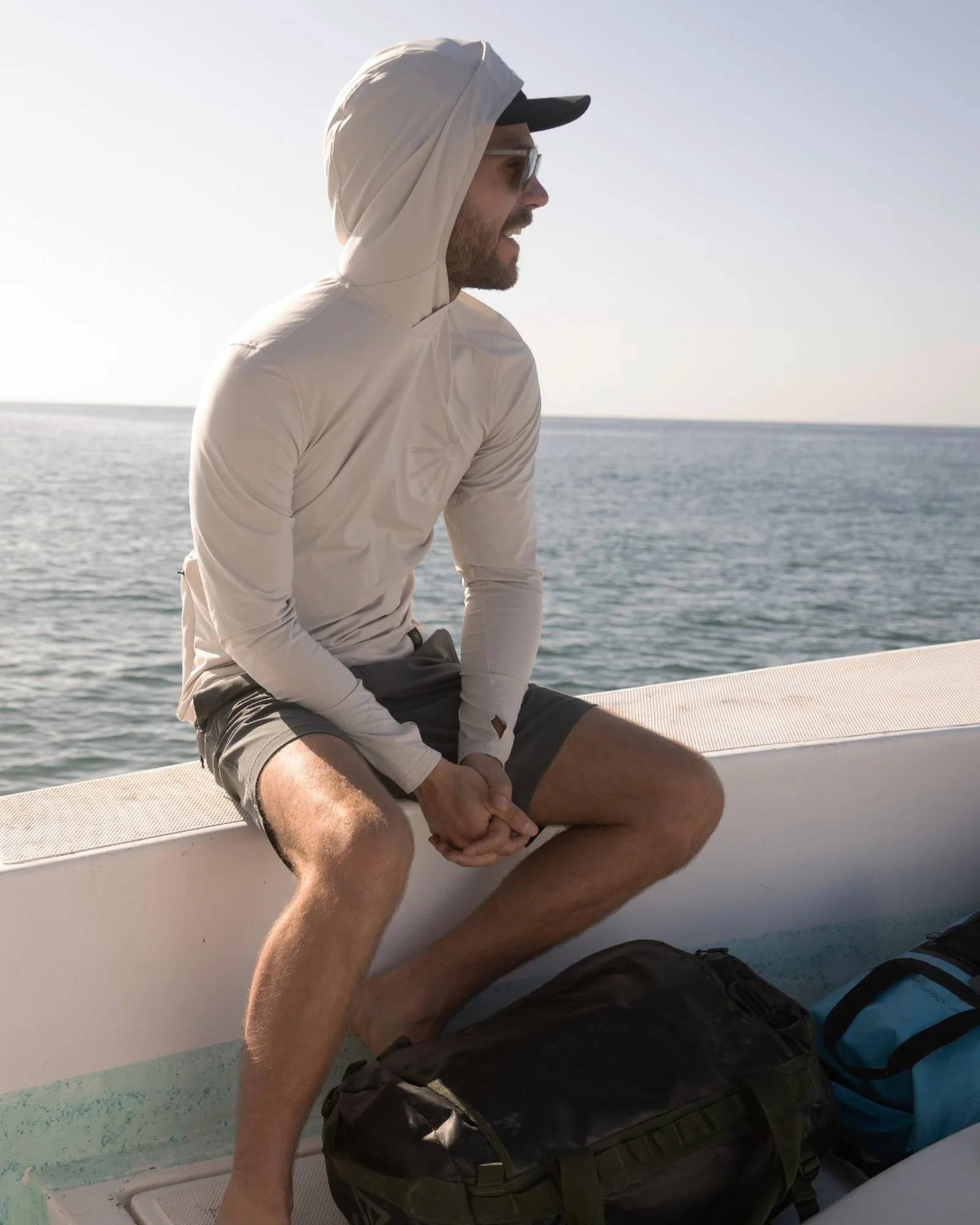 Venture UPF Hoodie - Off White - Image 3