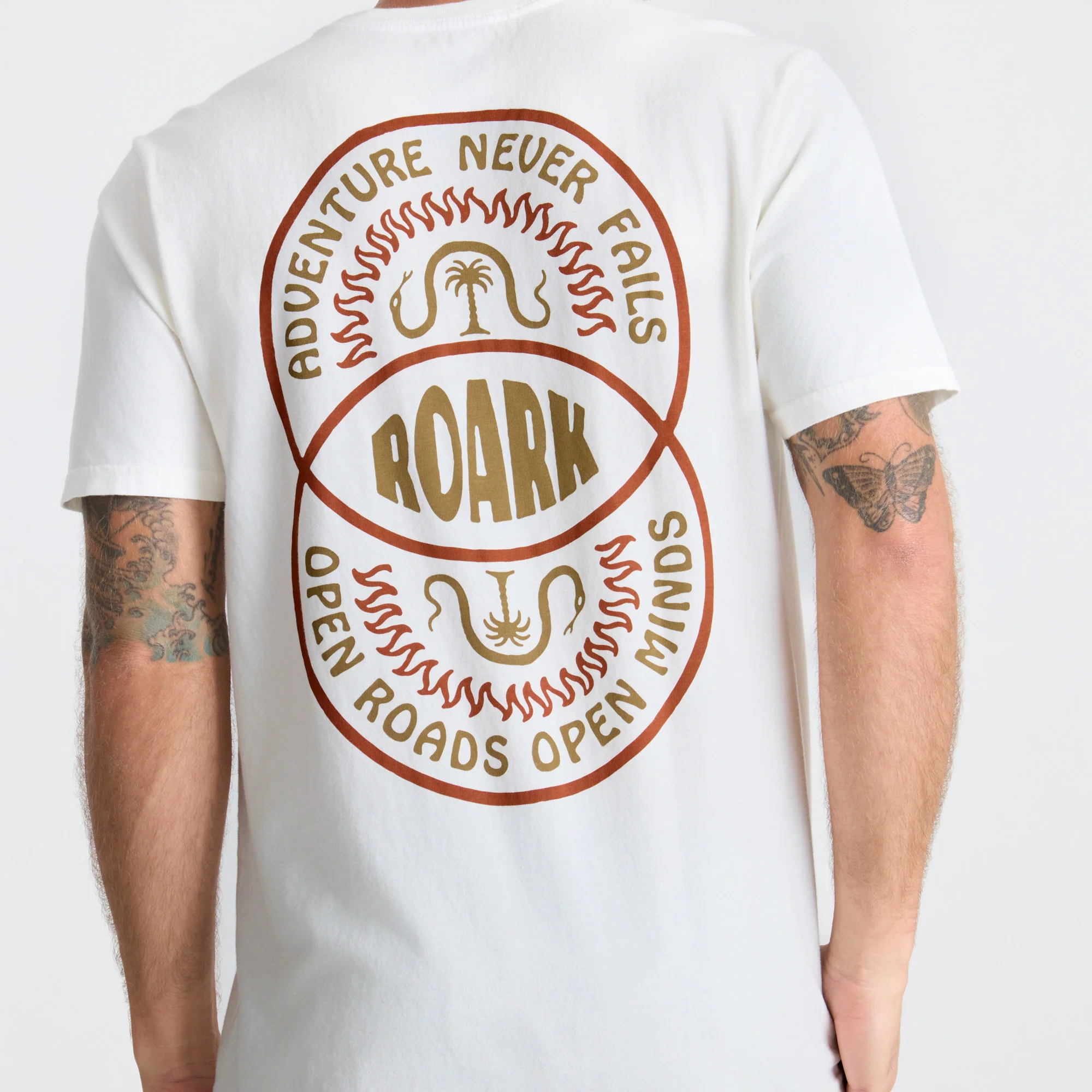 Palm Snake Premium Tee - Off White - Image 5