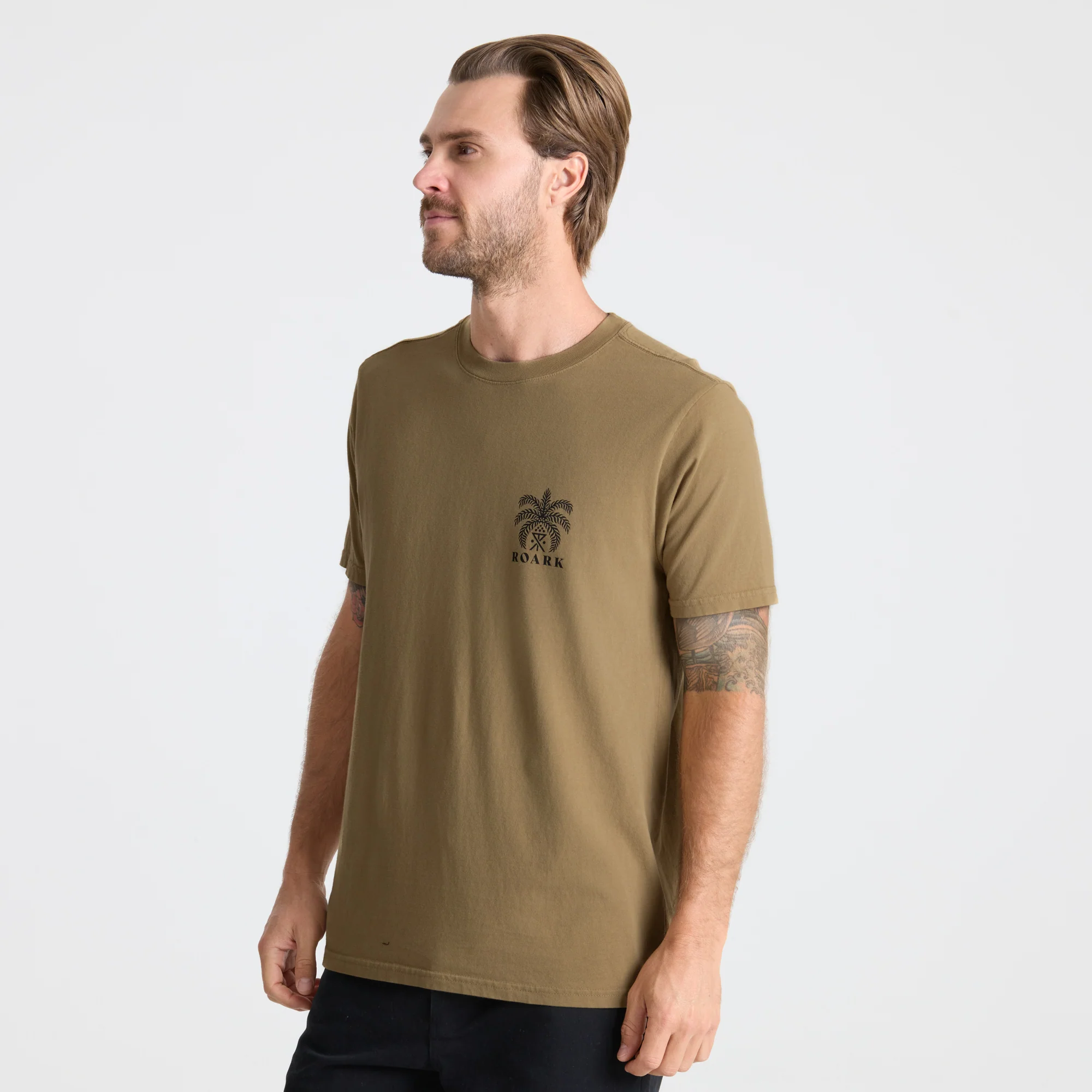 Palma Chilena Premium Tee - Khaki - Image 3