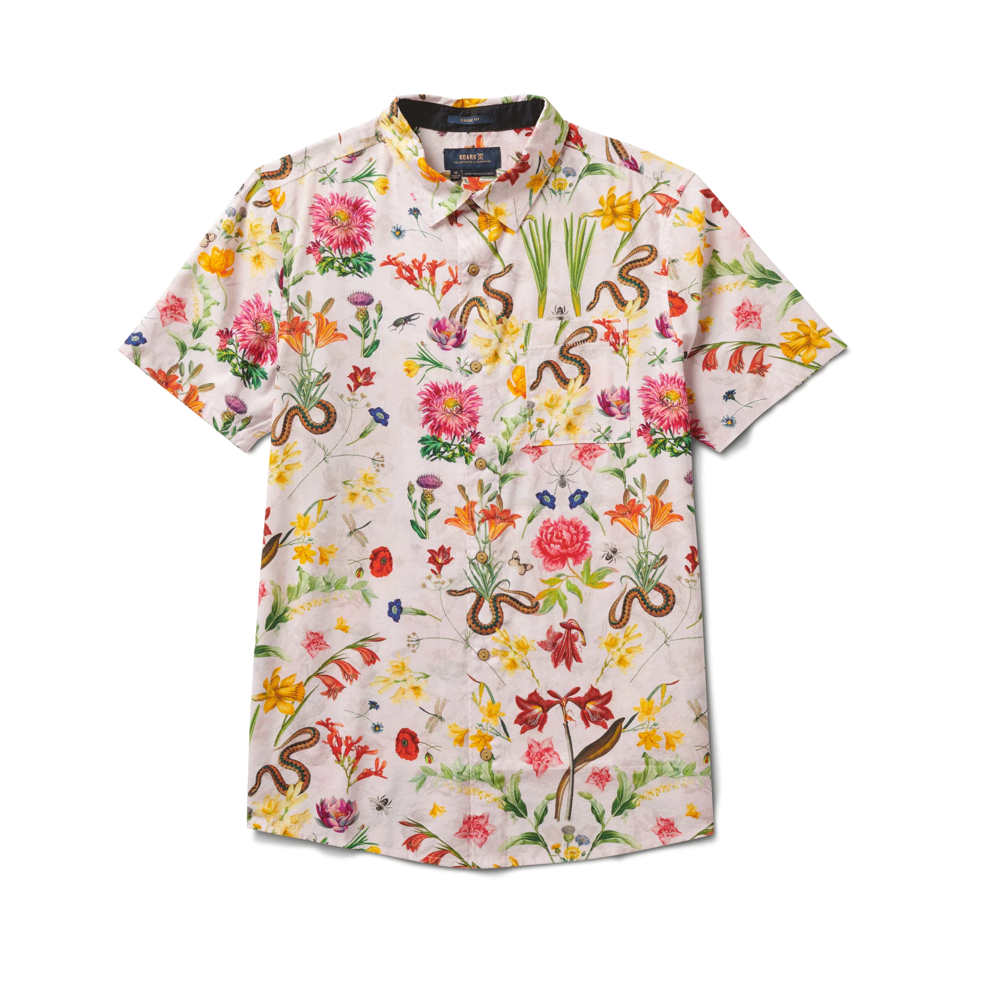 Journey Short Sleeve Button Up Shirt - Pictish