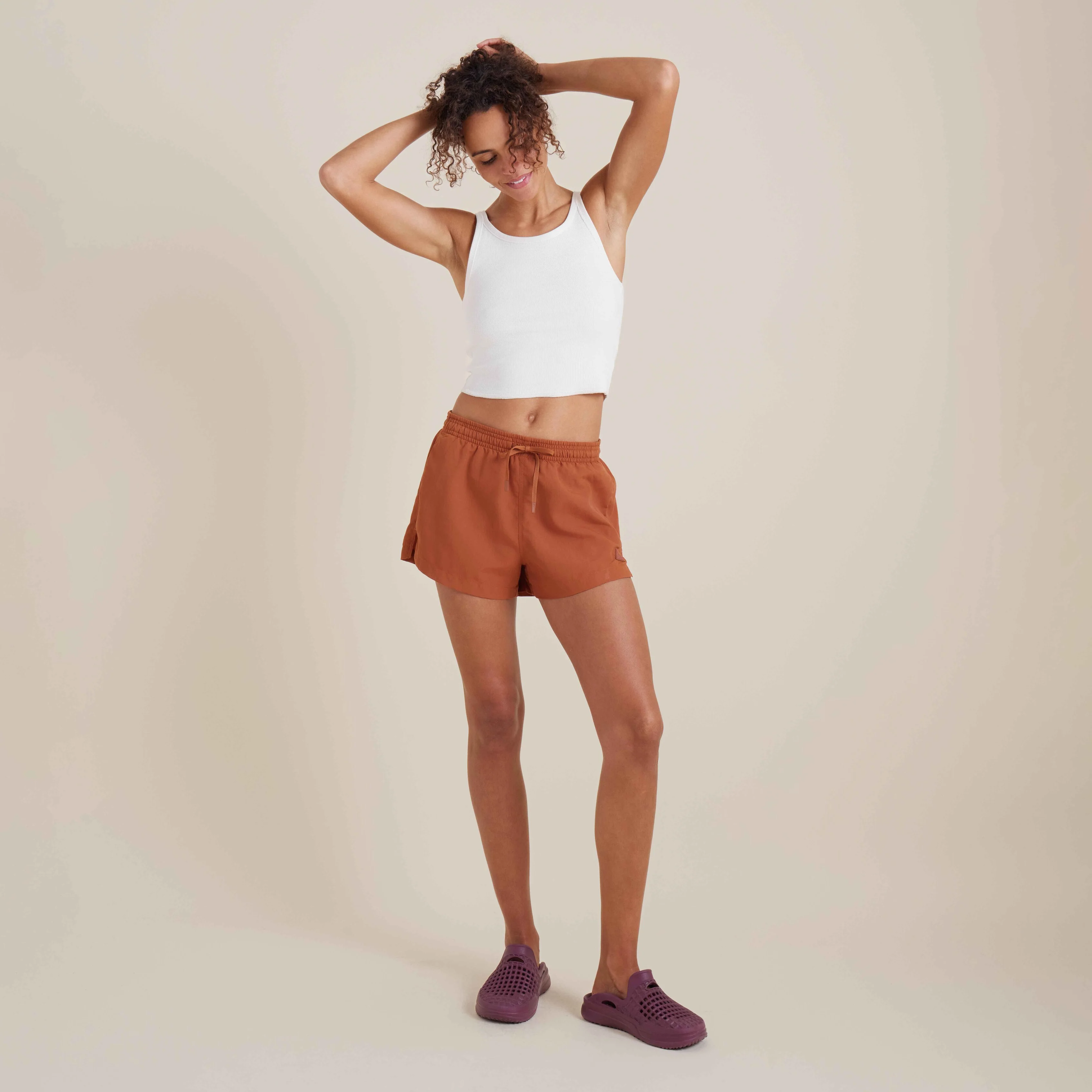 River Hybrid Shorts - Coconut Shell - Image 7