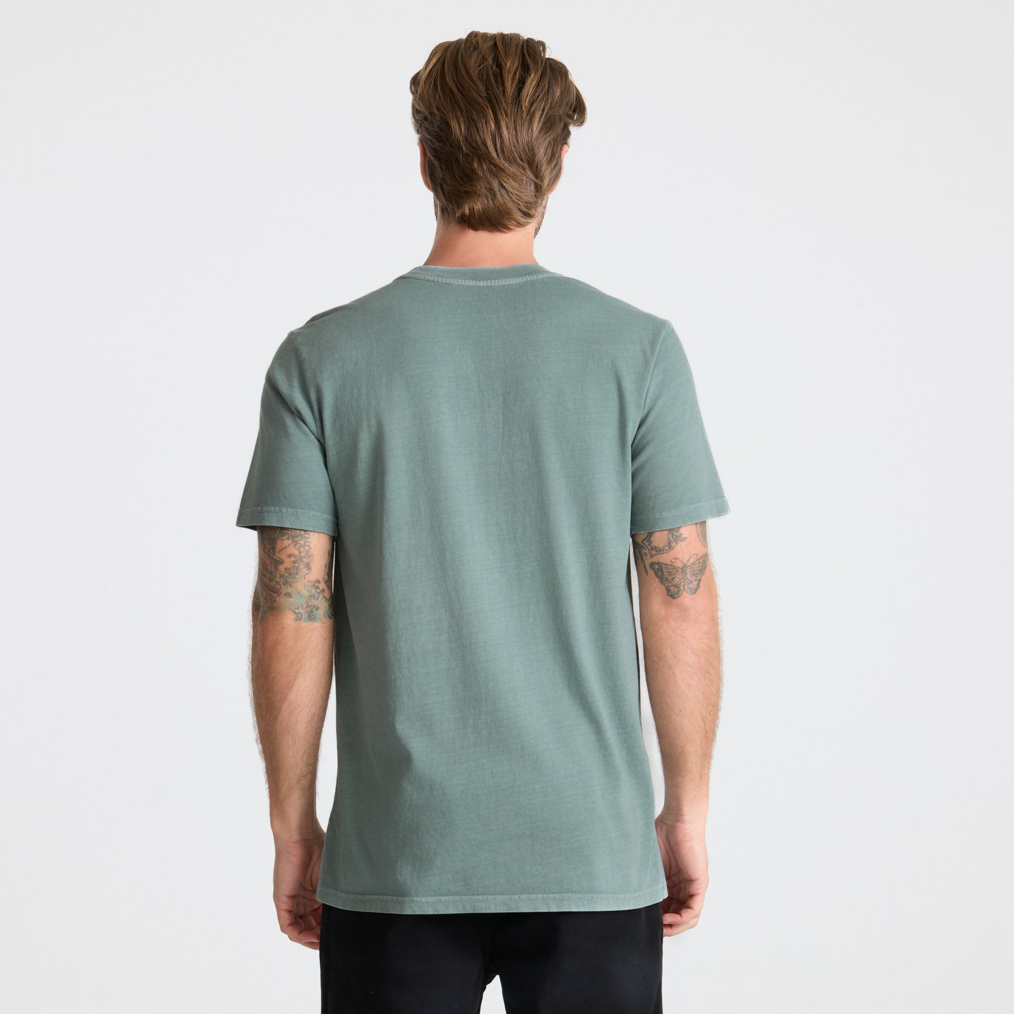 Safecamp Embroidery Premium Tee - Dusty Green - Image 4
