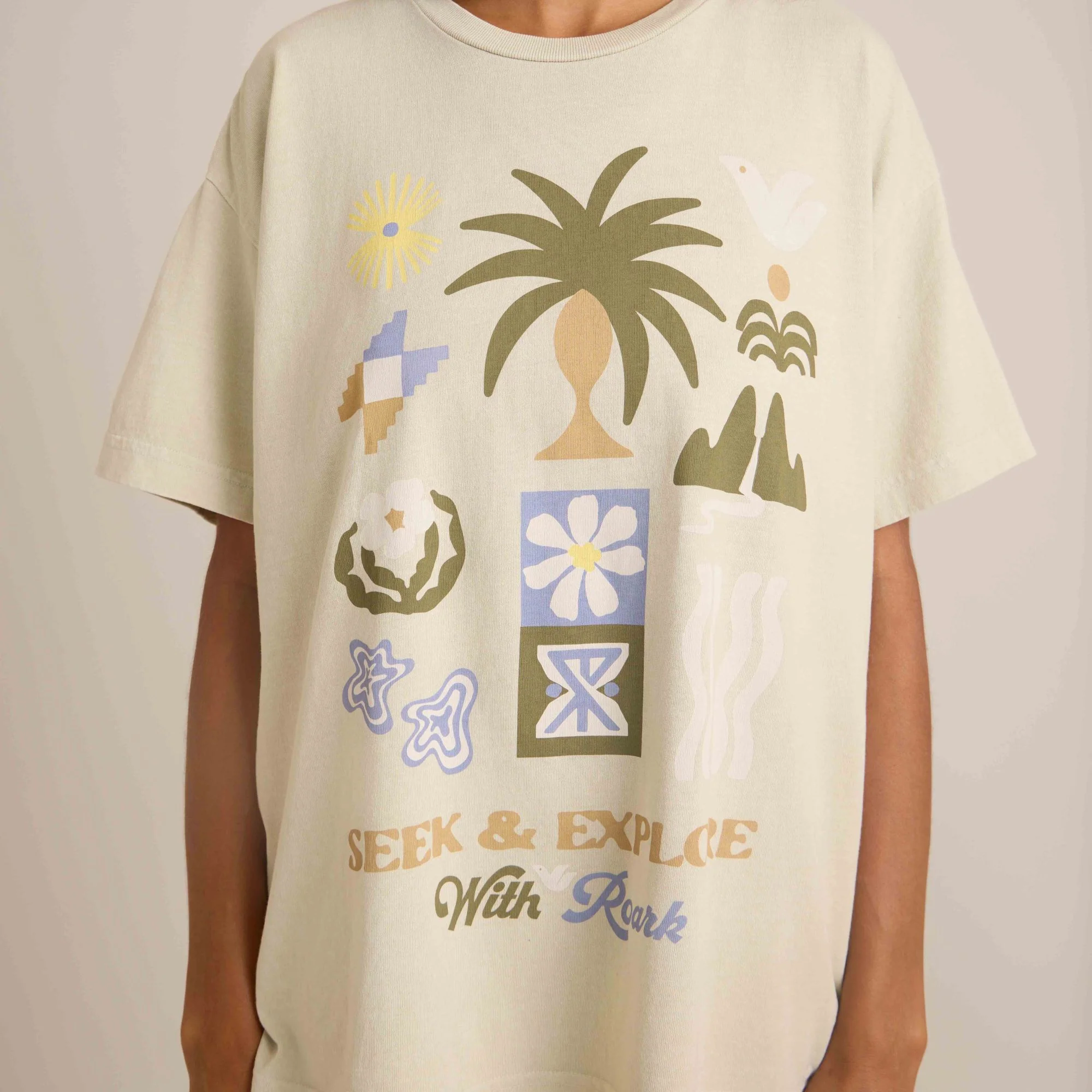 Seeker Oversized Premium Tee - Dusty Eucalyptus - Image 4