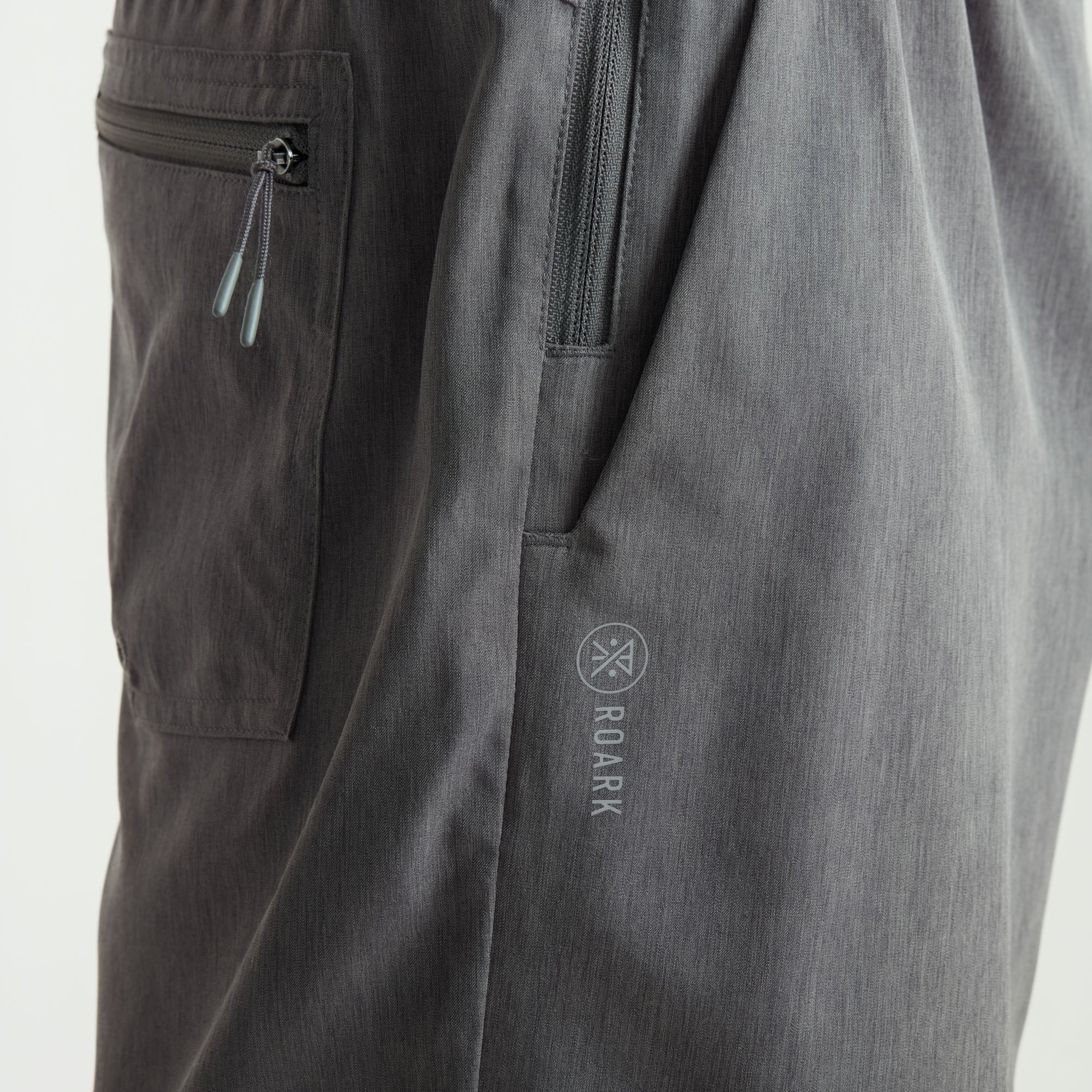 Serrano 7" Active Stretch Shorts - Charcoal Heather - Image 3