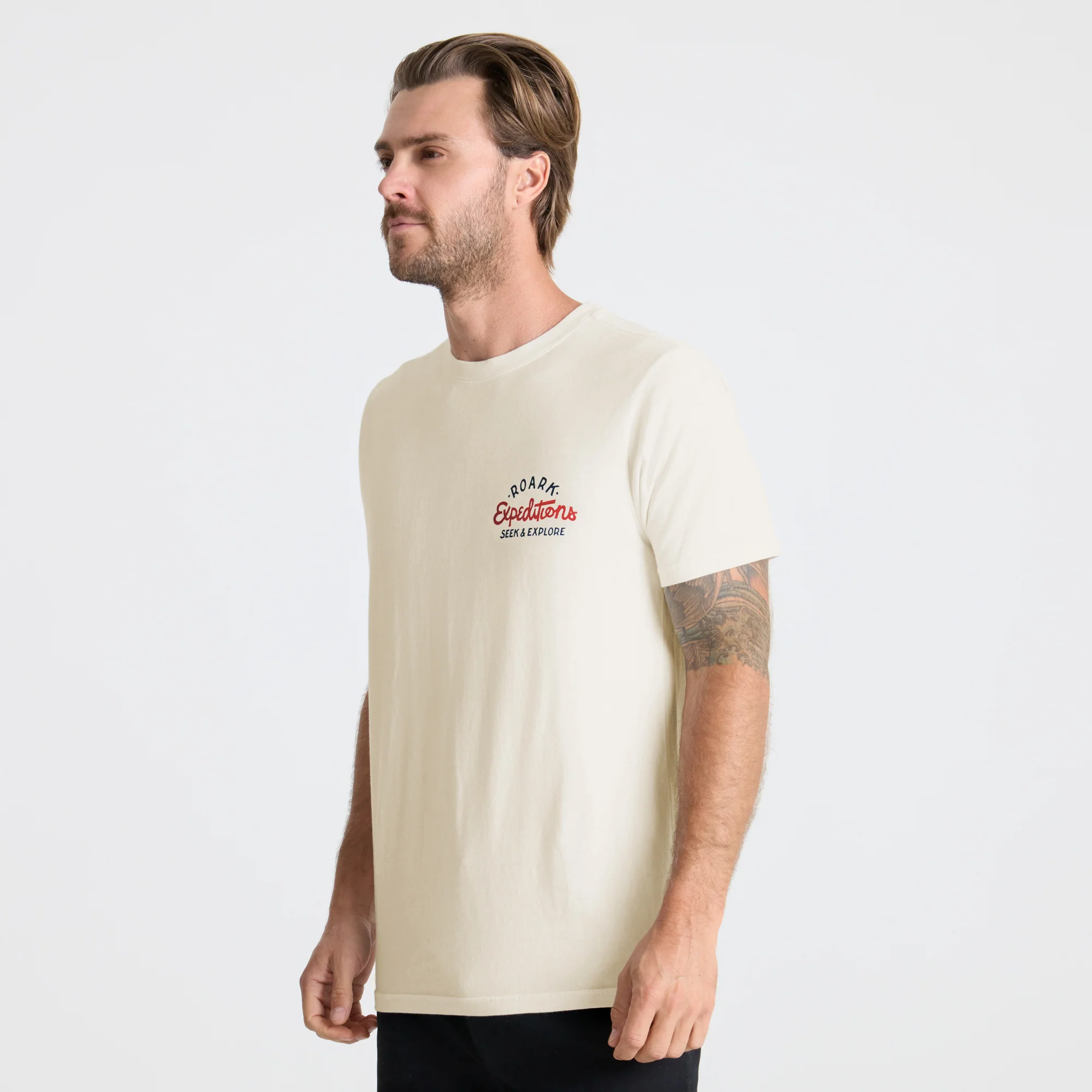 Sign Writer Premium Tee - Off White - Image 4