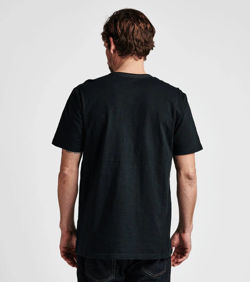 Well Worn Midweight Organic Short Sleeve Tee - Black - Image 5