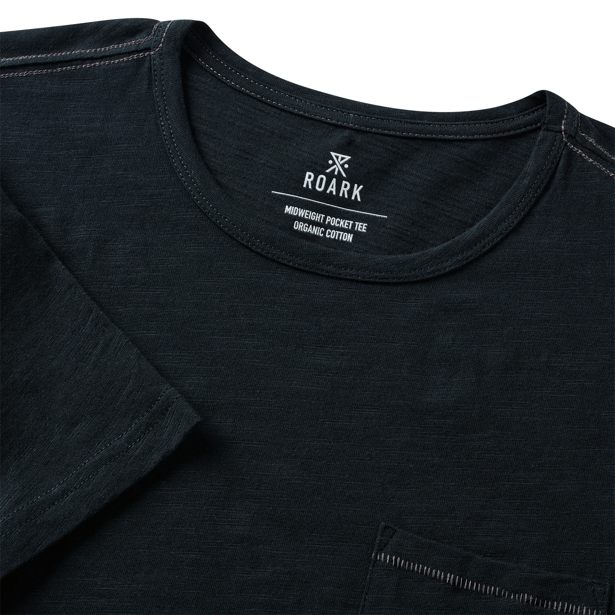Well Worn Midweight Organic Short Sleeve Tee - Black - Image 6