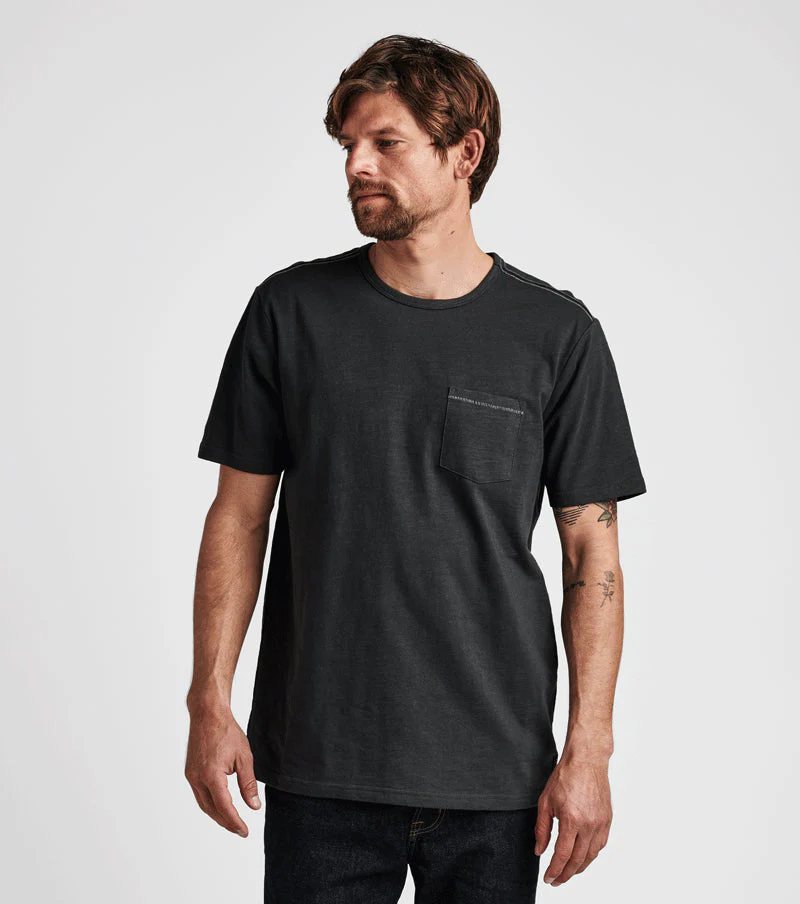 Well Worn Midweight Organic Short Sleeve Tee - Charcoal - Image 2