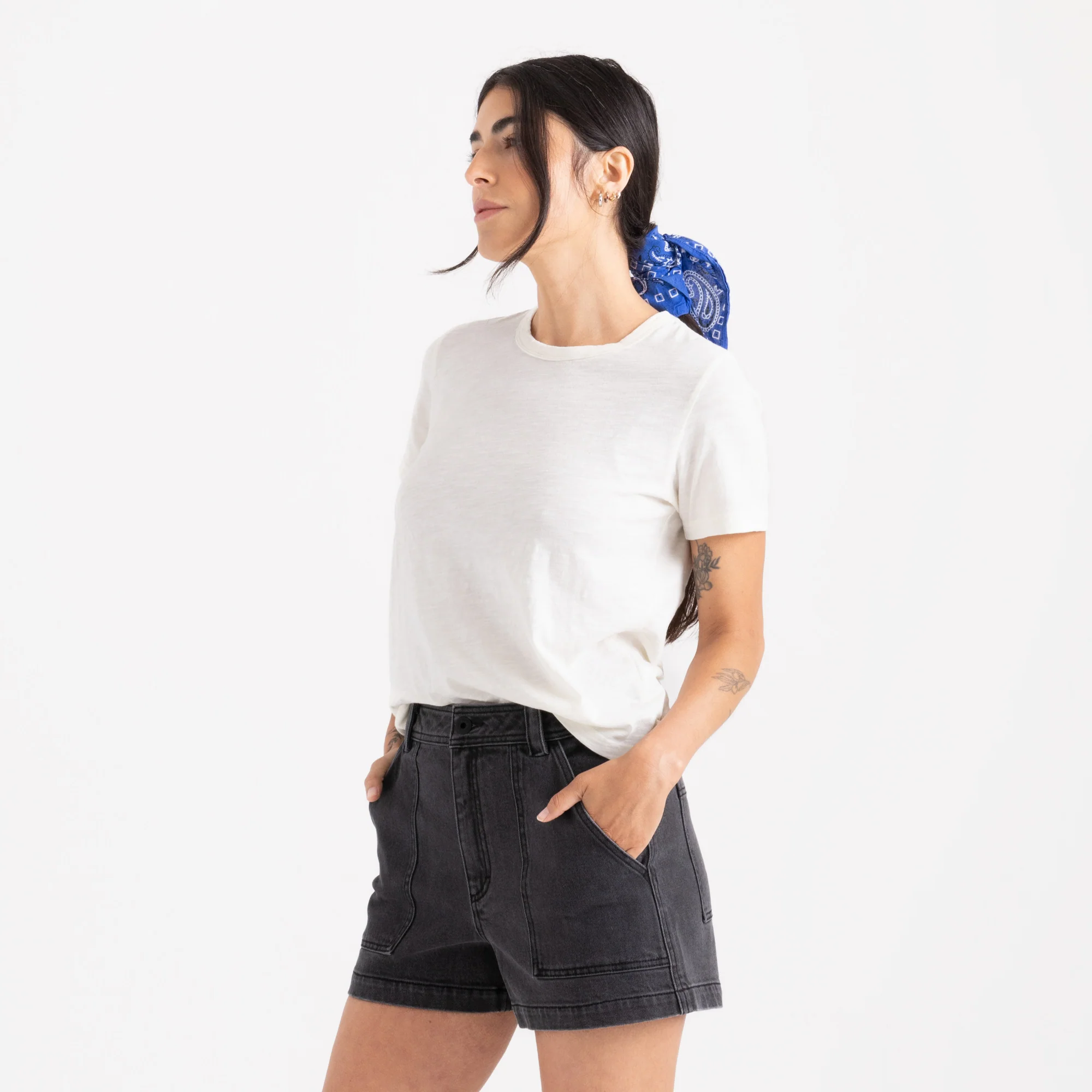 Well Worn Short Sleeve Tee - Off White - Image 2
