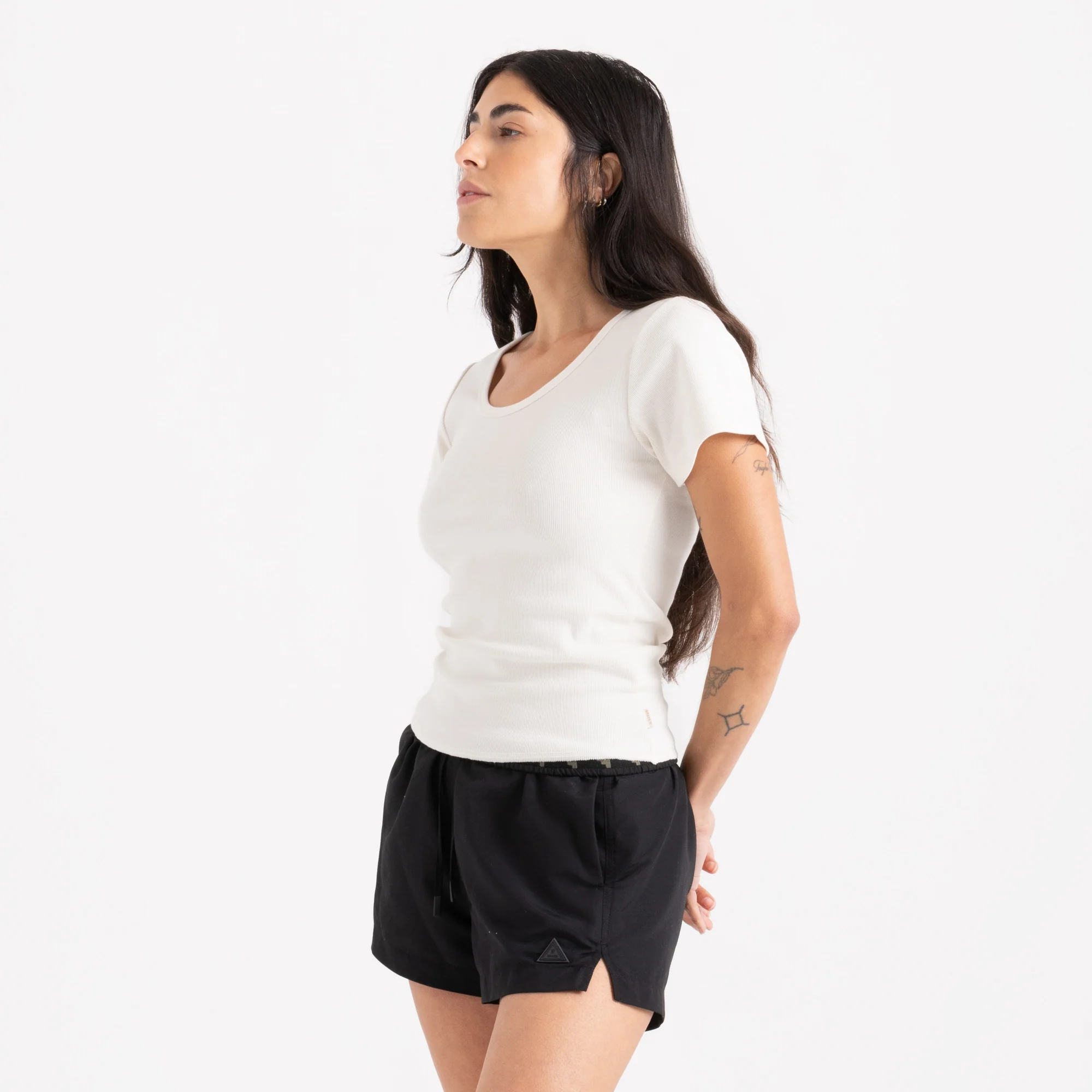 Wind Worn Short Sleeve Tee - Off White - Image 2