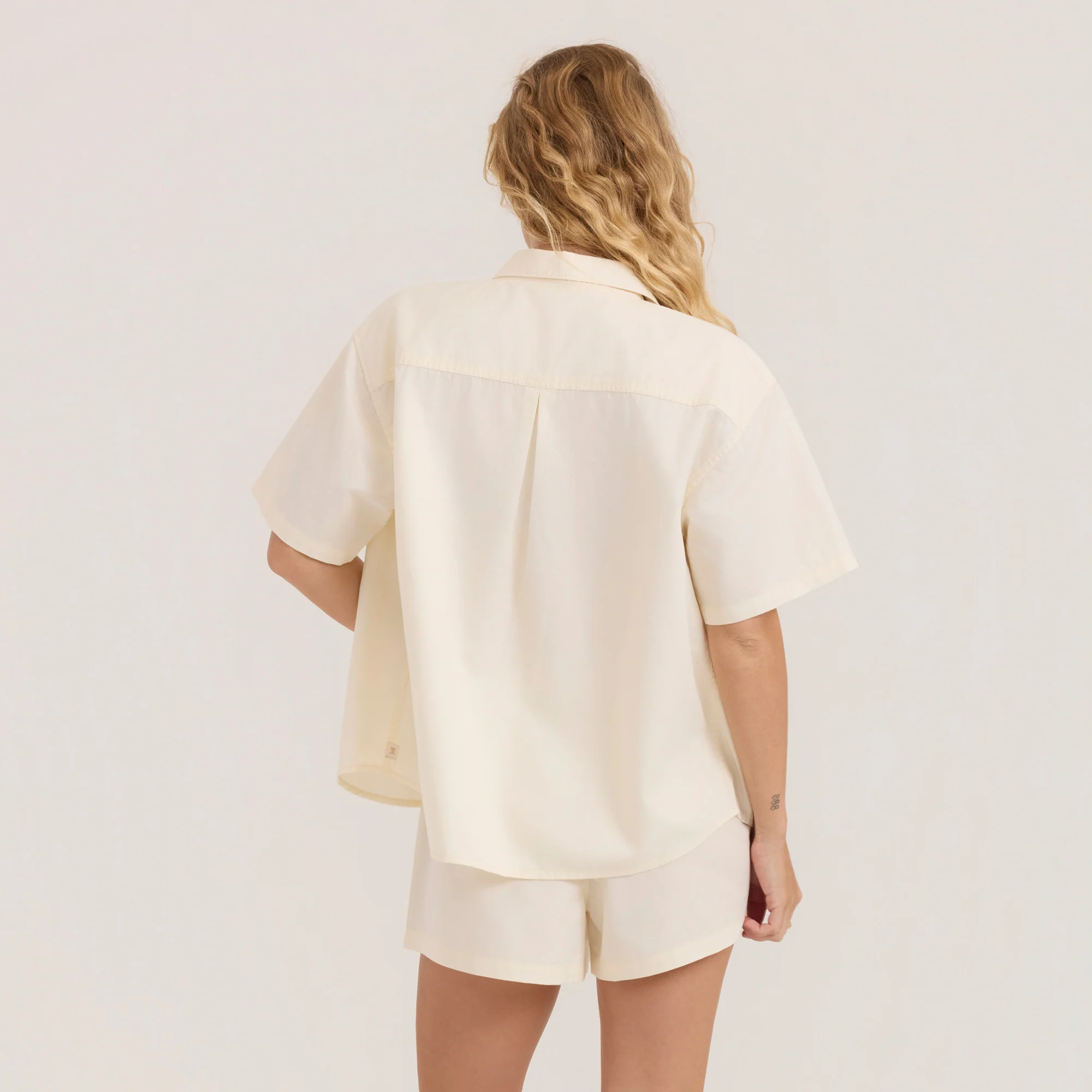 Costa Button Up Shirt - Bone - Image 3