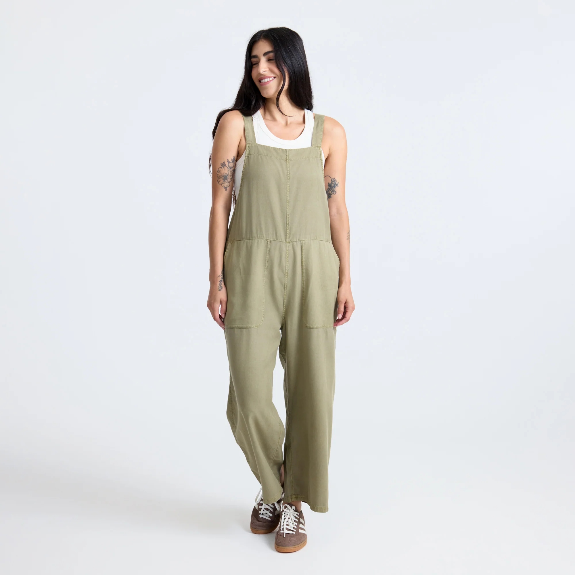 Costa Jumpsuit - Dusty Olive