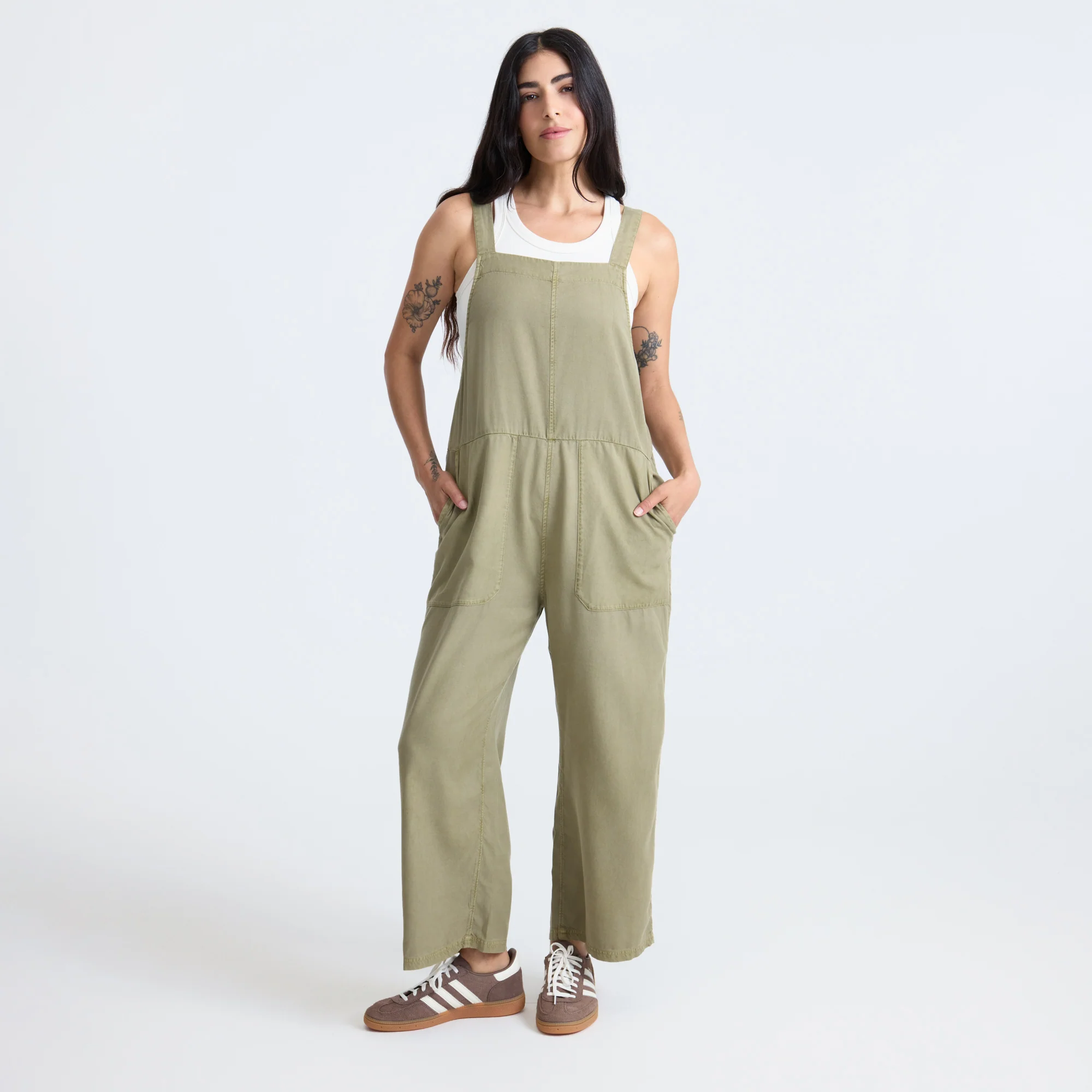 Costa Jumpsuit - Dusty Olive - Image 2