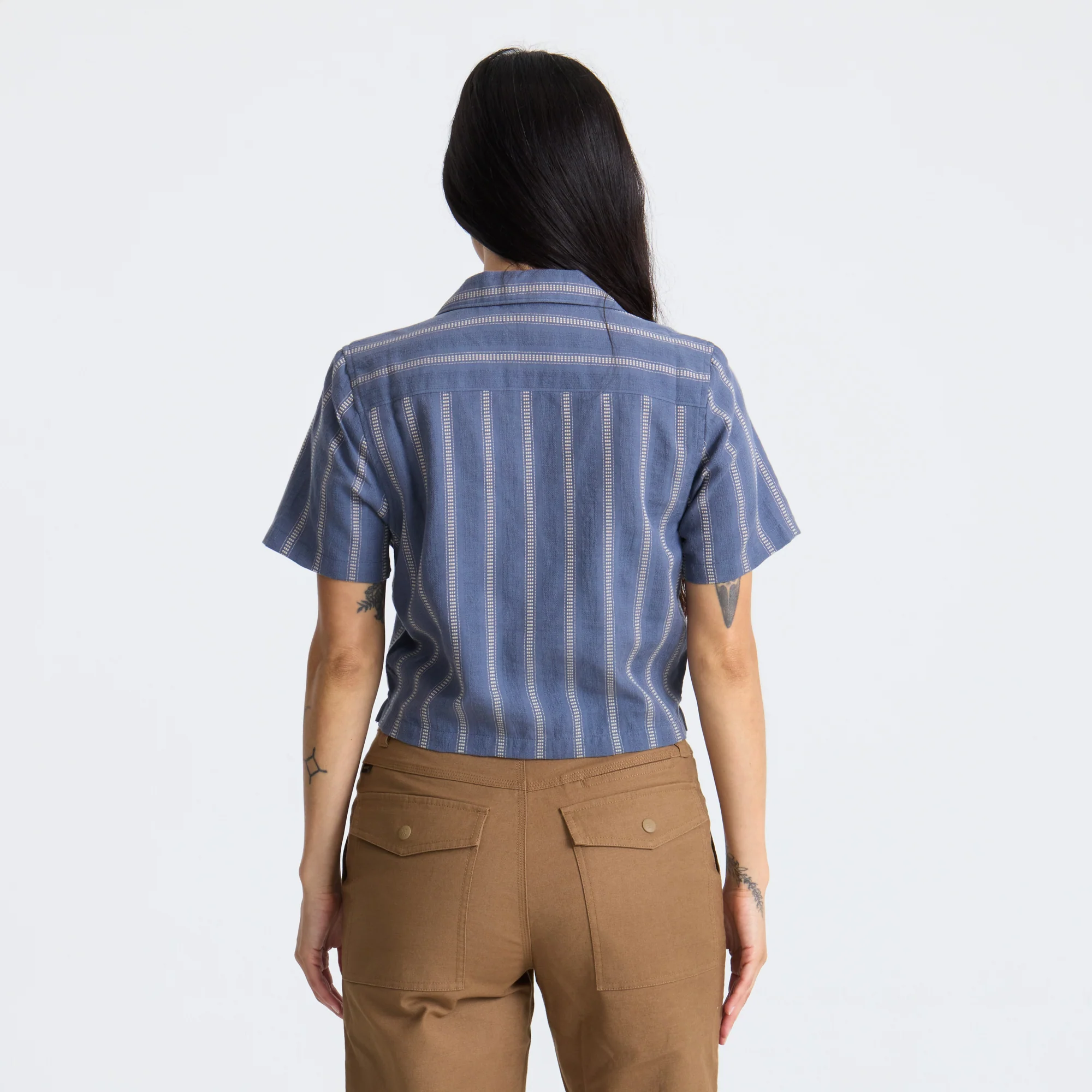 Crosswinds Camp Button Up Shirt - Neptune - Image 3