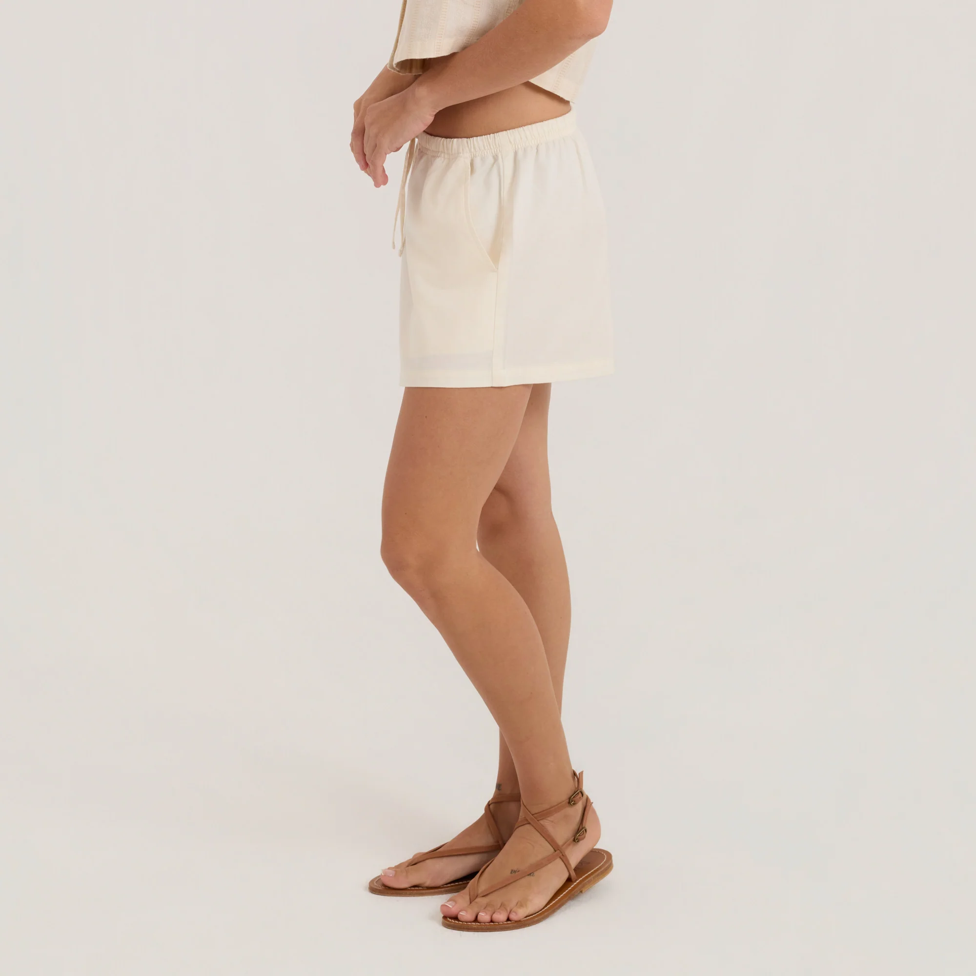 Crosswinds Camp Button Up Shirt - Unbleached - Image 7