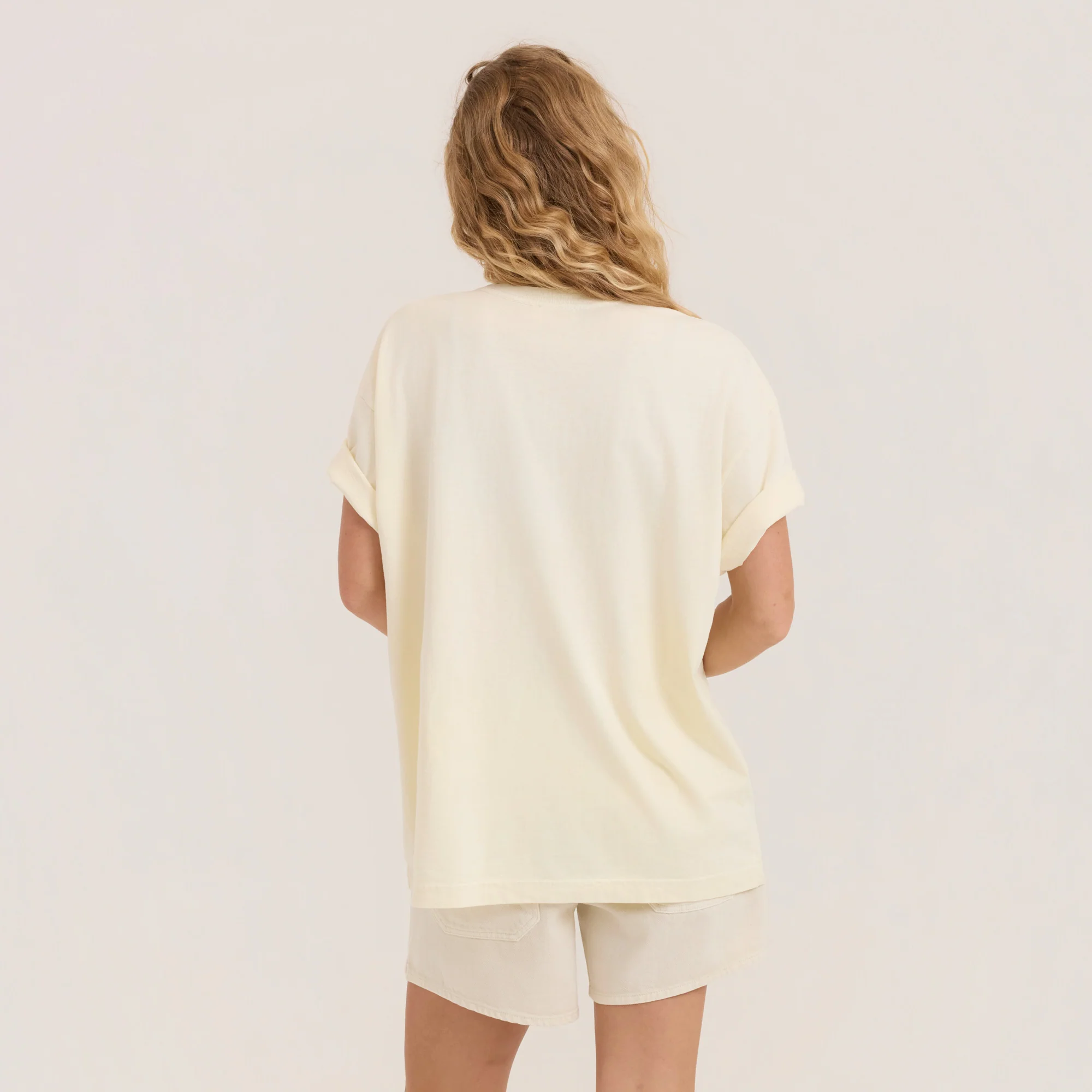 Seaweed Queen Oversized Premium Tee - Bone - Image 3